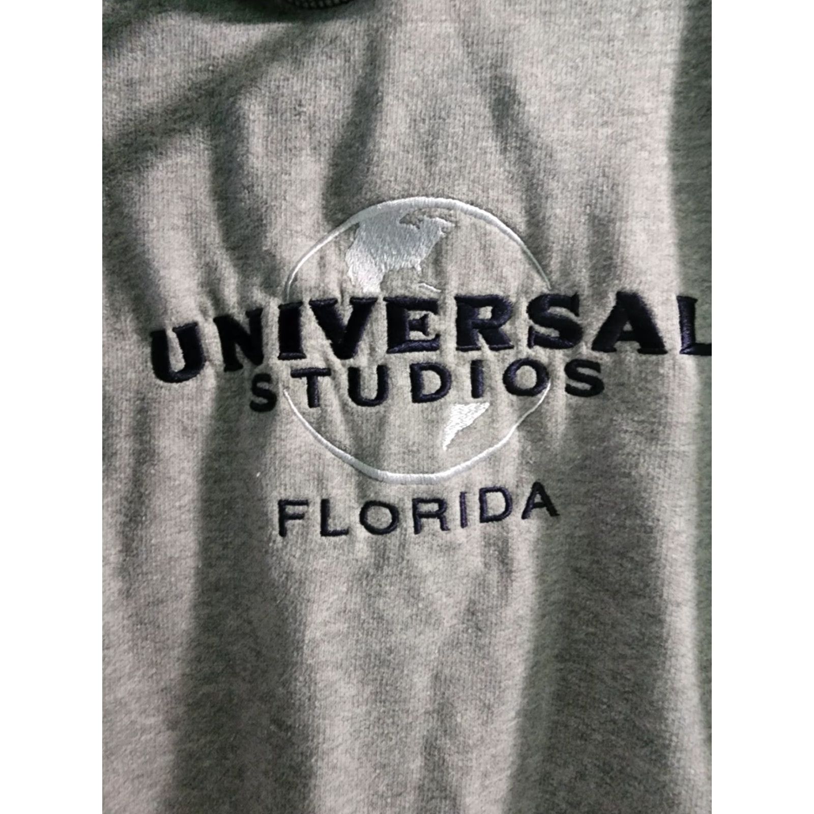 Vintage VINTAGE Universal Studios Sweatshirt Mens S Gray Hoodie Embroidered Florida Sweatshirt Size US S / EU 44-46 / 1 - 3 Thumbnail