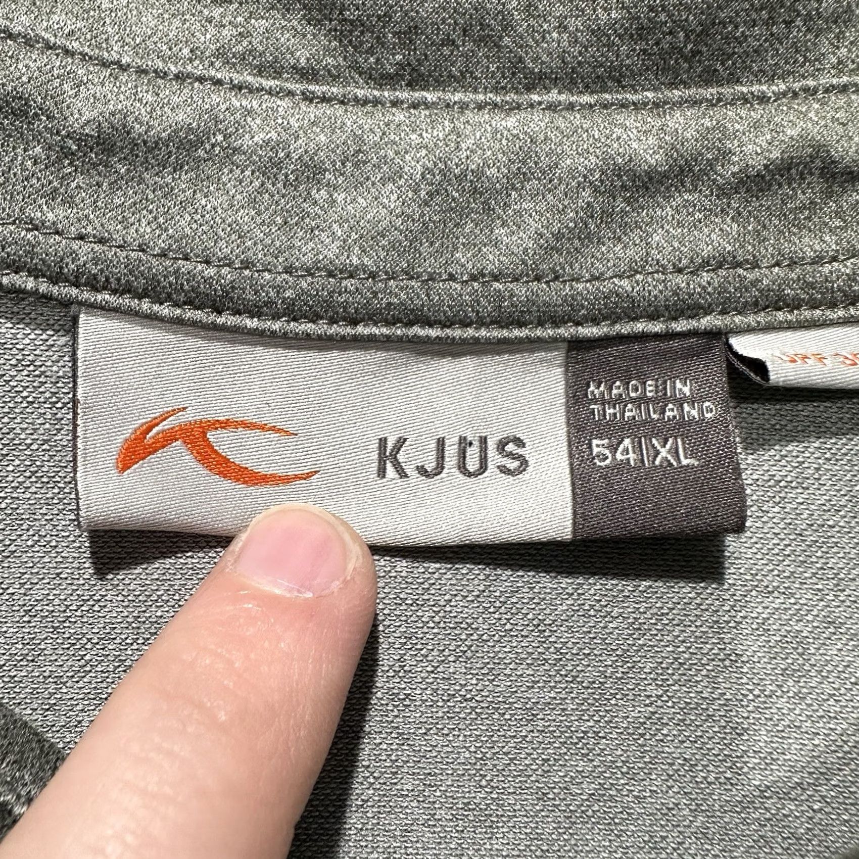 KJUS KJUS Polo Shirt Mens XL Gray Golf Logo UPF 30 Primeflex MG60-B08 EUC Size US XL / EU 56 / 4 - 6 Thumbnail