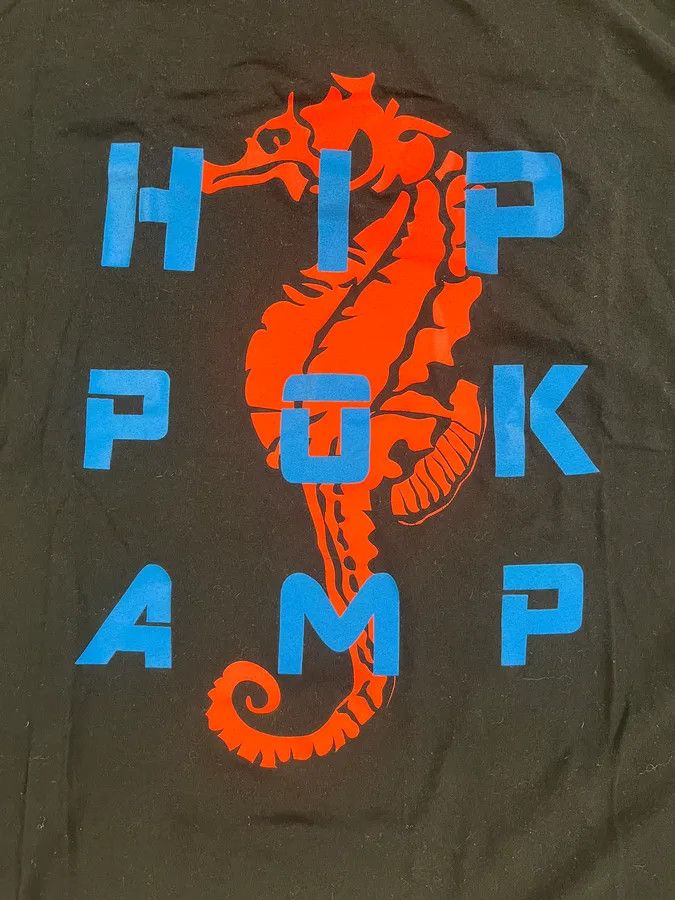 Marithe + Francois Girbaud 2000s Marithé + François Girbaud Black Hippocamp Tee-Shirt Size US M / EU 48-50 / 2 - 5 Thumbnail
