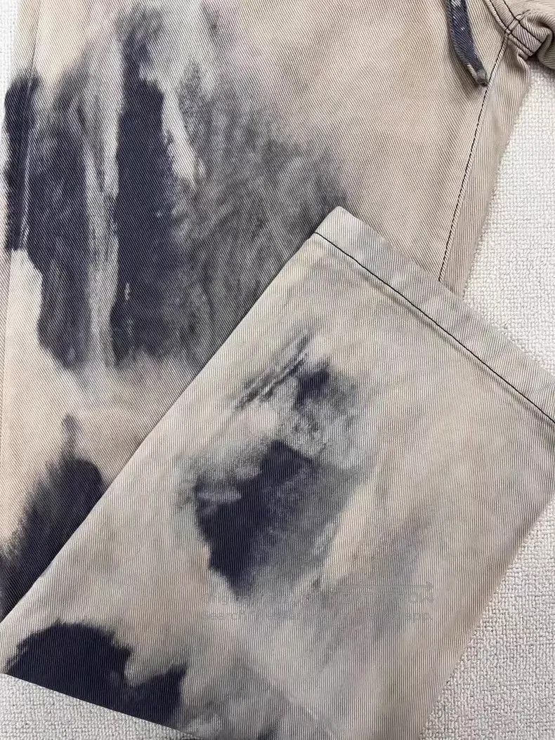 Acne Studios Acne Studios Dirty Wash Distressed Loose Straight Leg Jean Size US 32 / EU 48 - 3 Thumbnail