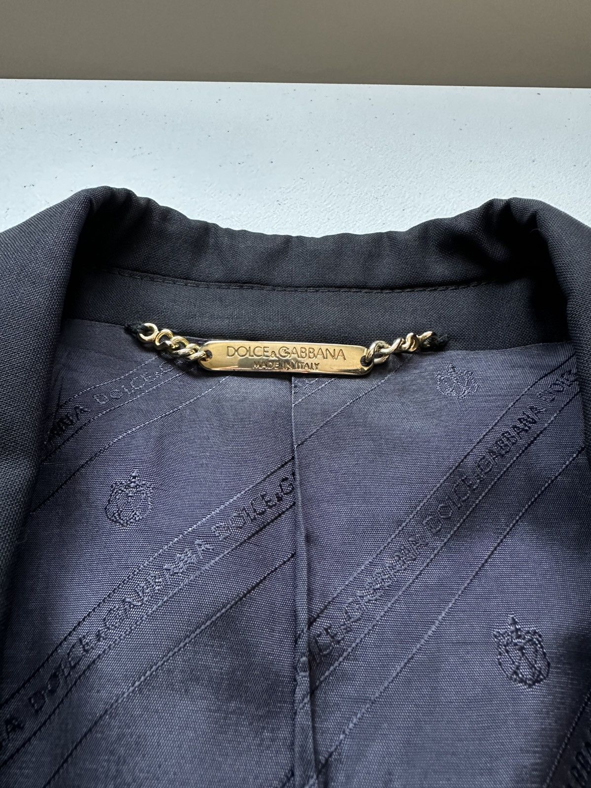 Dolce & Gabbana Dolce & Gabbana Blazer Jacket Size 50R - 7 Thumbnail