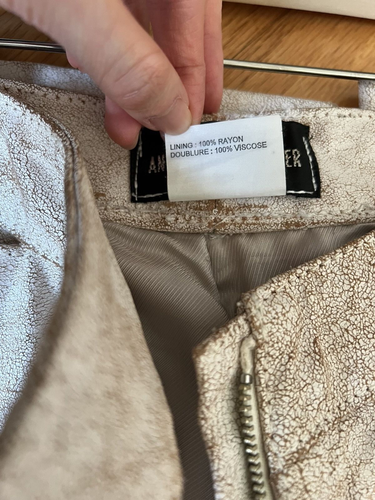 Ann Demeulemeester Ann Demeulemeester SS02 Leather Pants Size 26" / US 2 / IT 38 - 8 Thumbnail