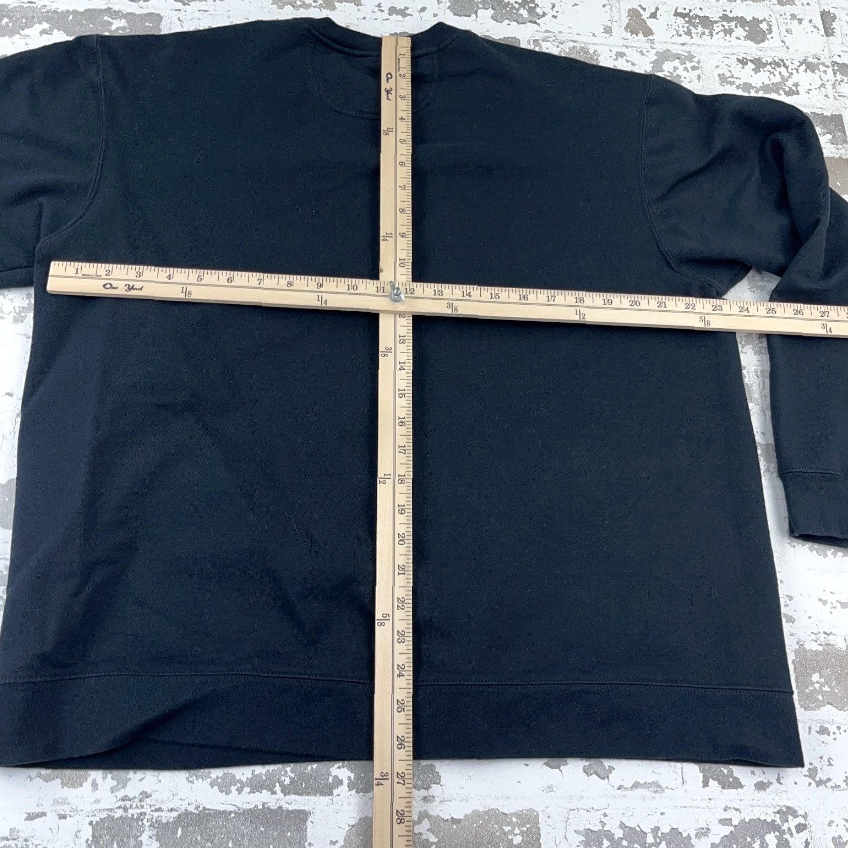 Disney Disney Sweatshirt Men XL Black Crew Neck Graphic Print Logo 90s Retro Cartoon Fantasia Chernabog Fall Spring Winter All Seasons Pullover Regular Knit Size US XL / EU 56 / 4 - 6 Thumbnail
