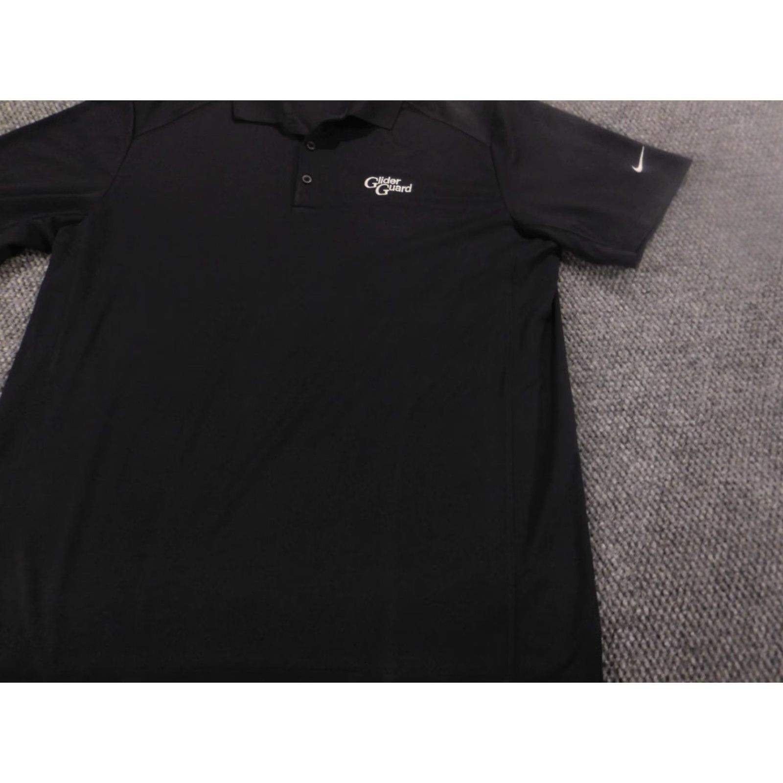 Nike Nike Mens Polo Shirt XL Black Dri-Fit Stretch Golf Short Sleeve Regular Polo Nike Dri-FIT Sports Men Size US XL / EU 56 / 4 - 3 Thumbnail