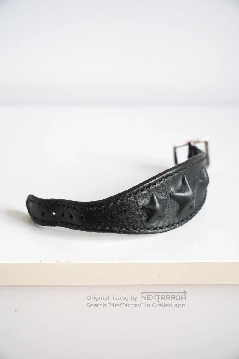 Yohji Yamamoto Yohji Yamamoto Solid Silver Star Leather Bracelet Size ONE SIZE - 2 Thumbnail