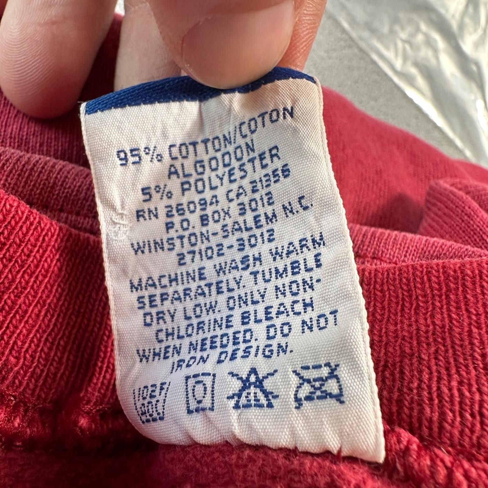 Champion Champion Red Crewneck Sweatshirt XXL Made in USA Authentic Size US XXL / EU 58 / 5 - 5 Thumbnail
