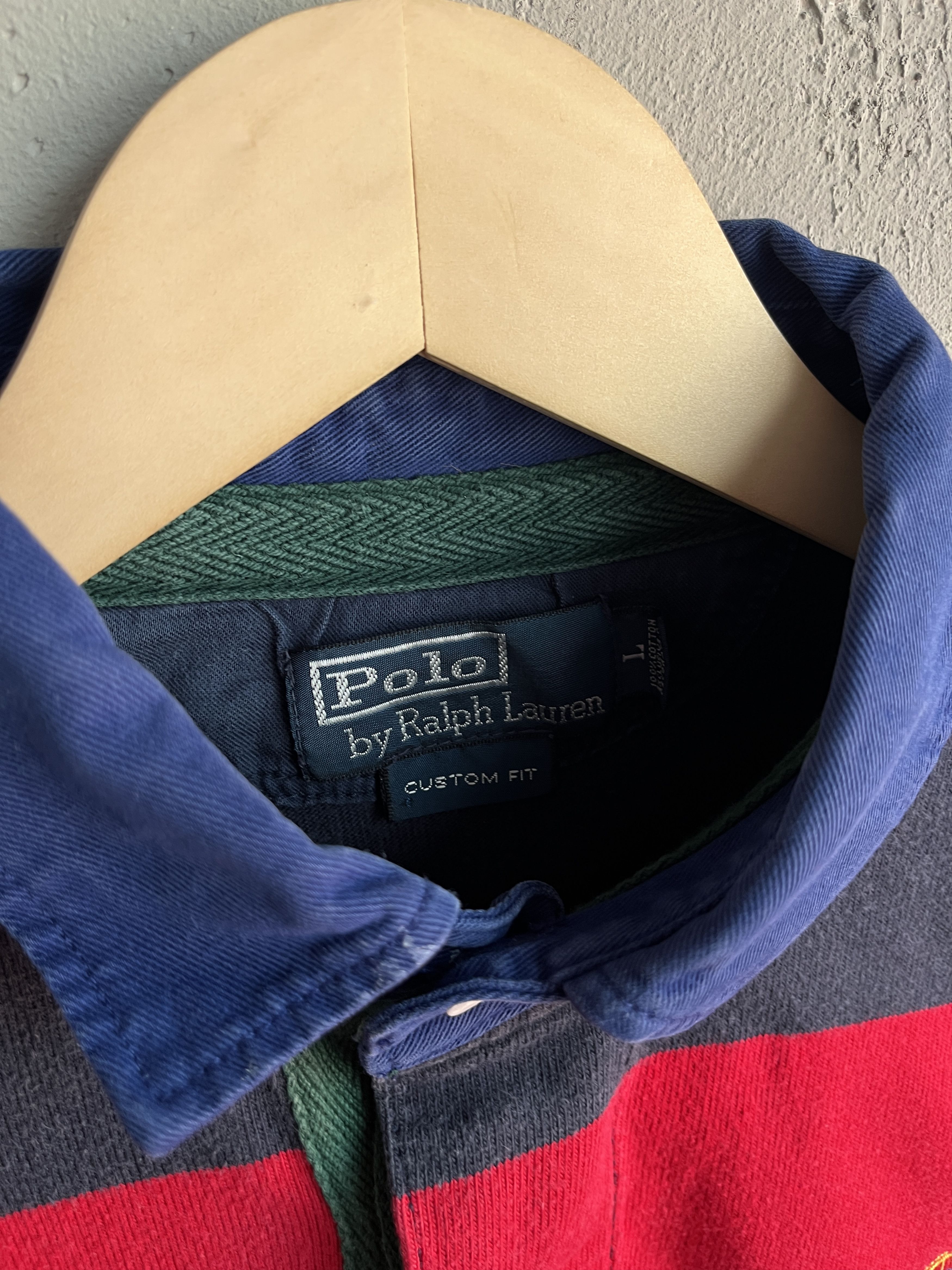 Polo Ralph Lauren Vintage 90s Polo Ralph Lauren Rugby Sweatshirt Size L Size US L / EU 52-54 / 3 - 4 Thumbnail