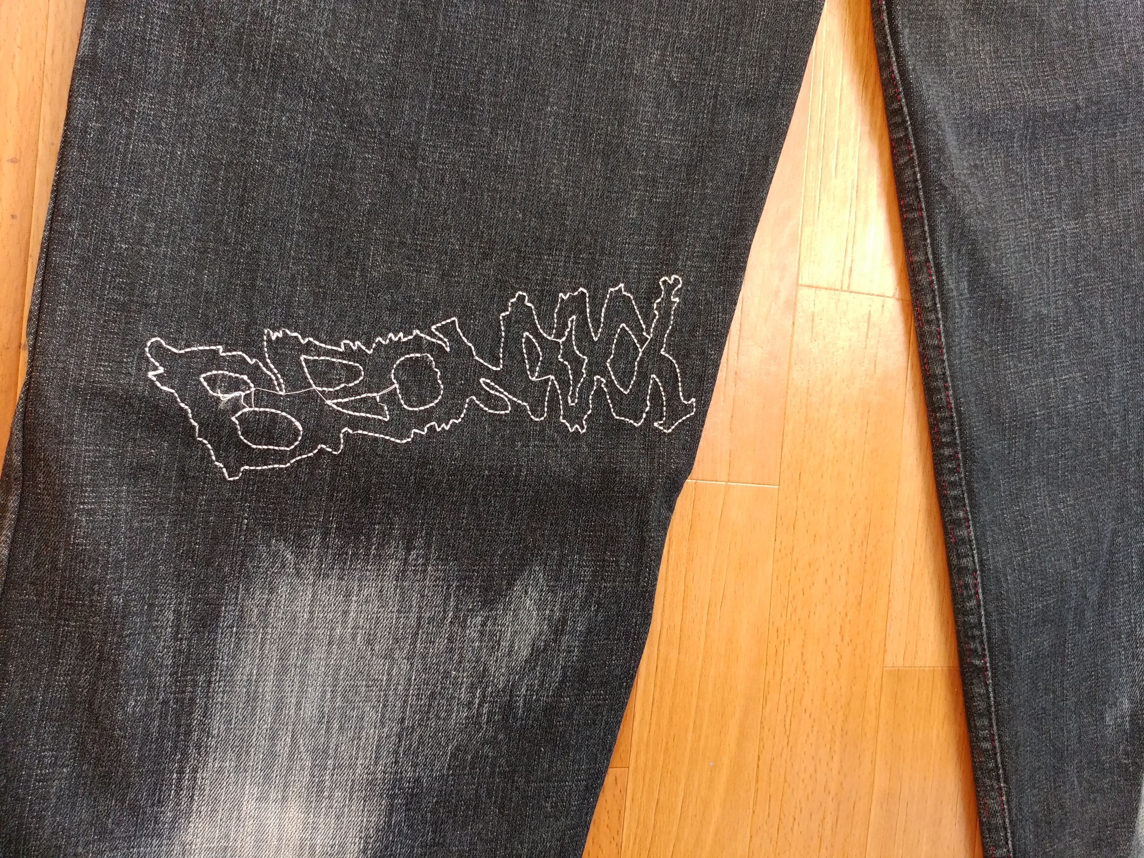 Other Bronxxx jeans, vintage, 90s hip hop, baggy Bronx NYC 34 Size US 34 / EU 50 - 13 Thumbnail