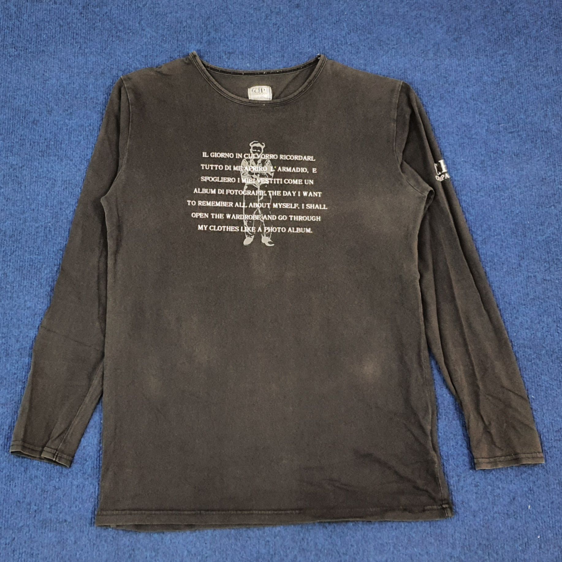 C.P. Company × Vintage Vintage C.P. Company Long Sleeve Tshirt Size US S / EU 44-46 / 1 - 1 Thumbnail