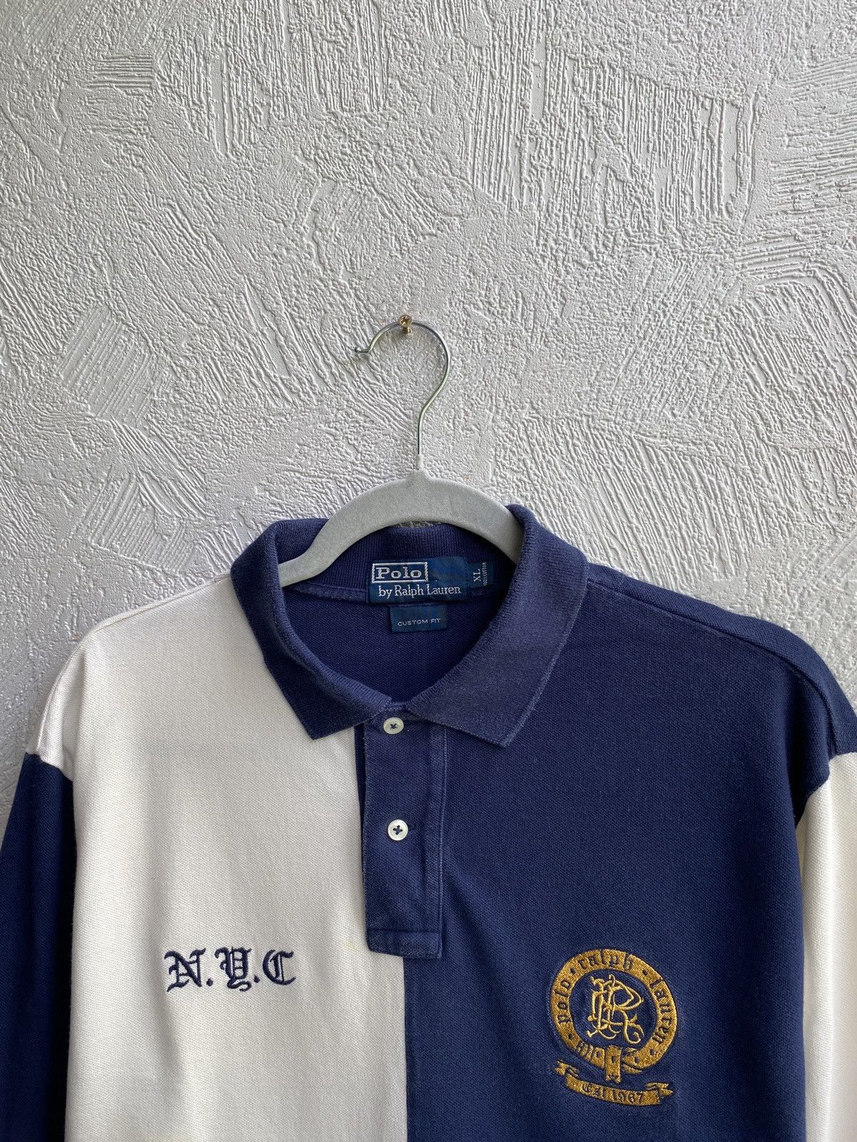 Vintage Vintage Polo Ralph Lauren Rugby Long Sleeve Size US XL / EU 56 / 4 - 2 Thumbnail