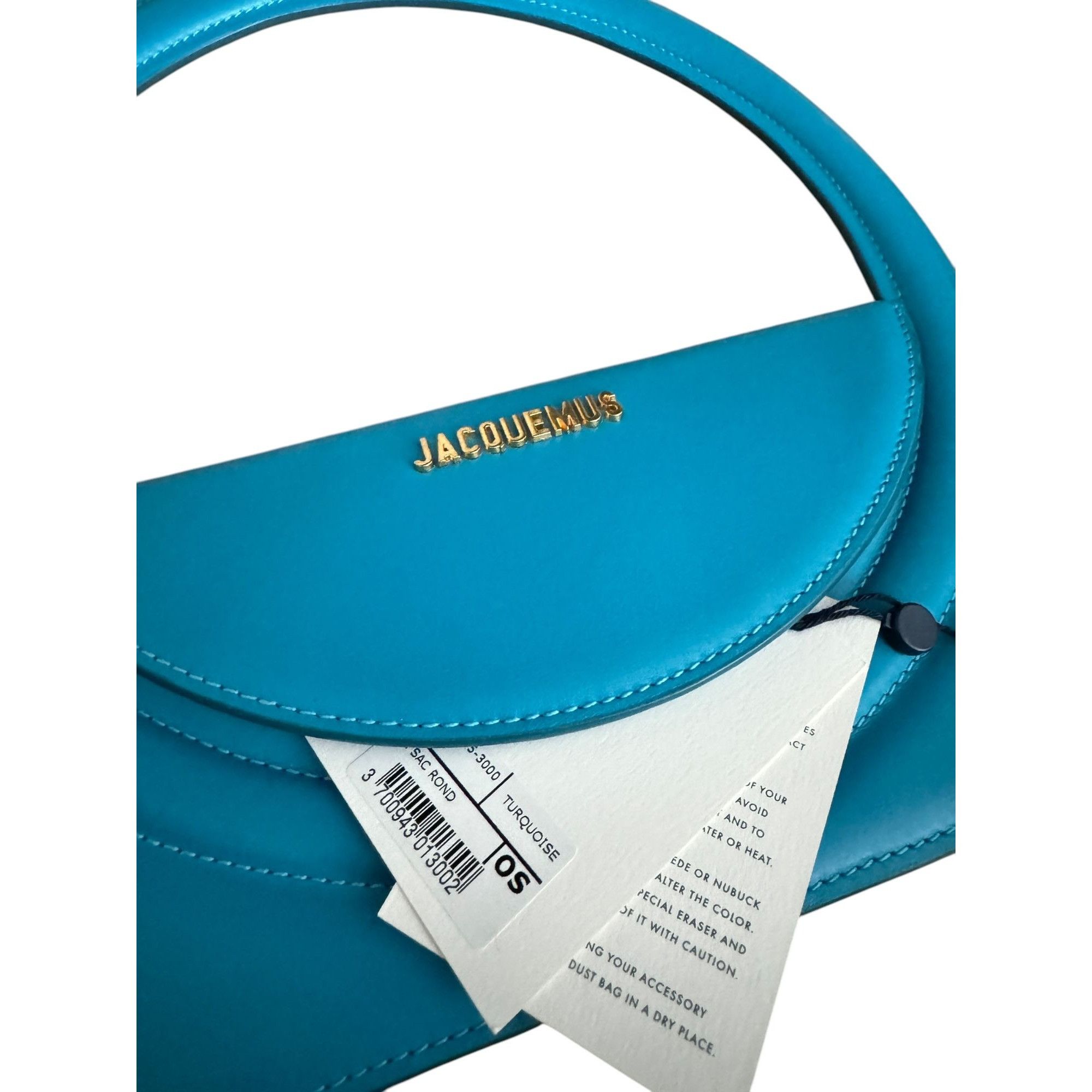 Jacquemus « Sac Rond » Blue Leather Bag Size ONE SIZE - 6 Thumbnail