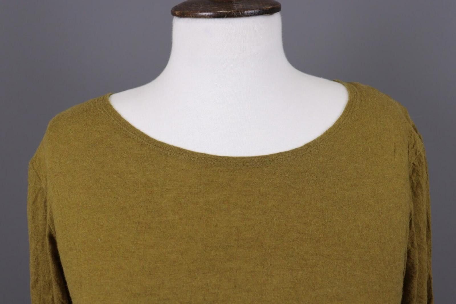 Other Gudrun Sjoden Brown Wool Long Sleeve Pullover Blouse Size M Size M / US 6-8 / IT 42-44 - 4 Thumbnail