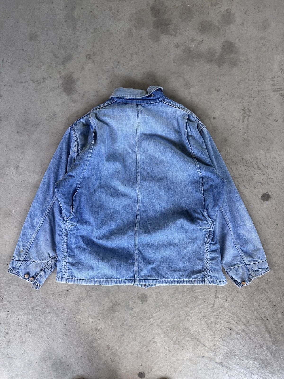 Carhartt Vintage Carhartt Chore Denim Jacket Size US XL / EU 56 / 4 - 2 Thumbnail