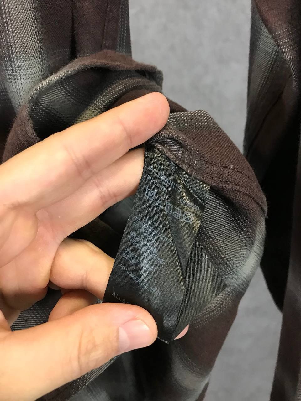 Allsaints Allsaints flannel shirt Size US S / EU 44-46 / 1 - 6 Thumbnail