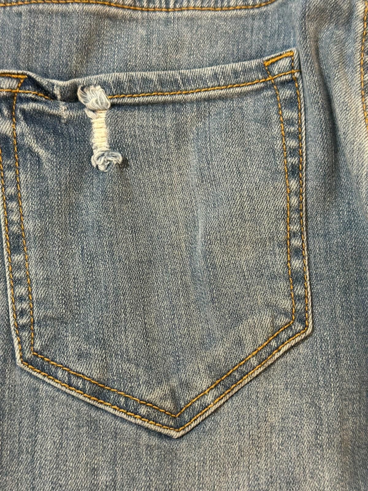 Celio Cello Size 9 Medium Wash Ripped High Rise Skinny Jeans Size 30" / US 8 / IT 44 - 6 Thumbnail