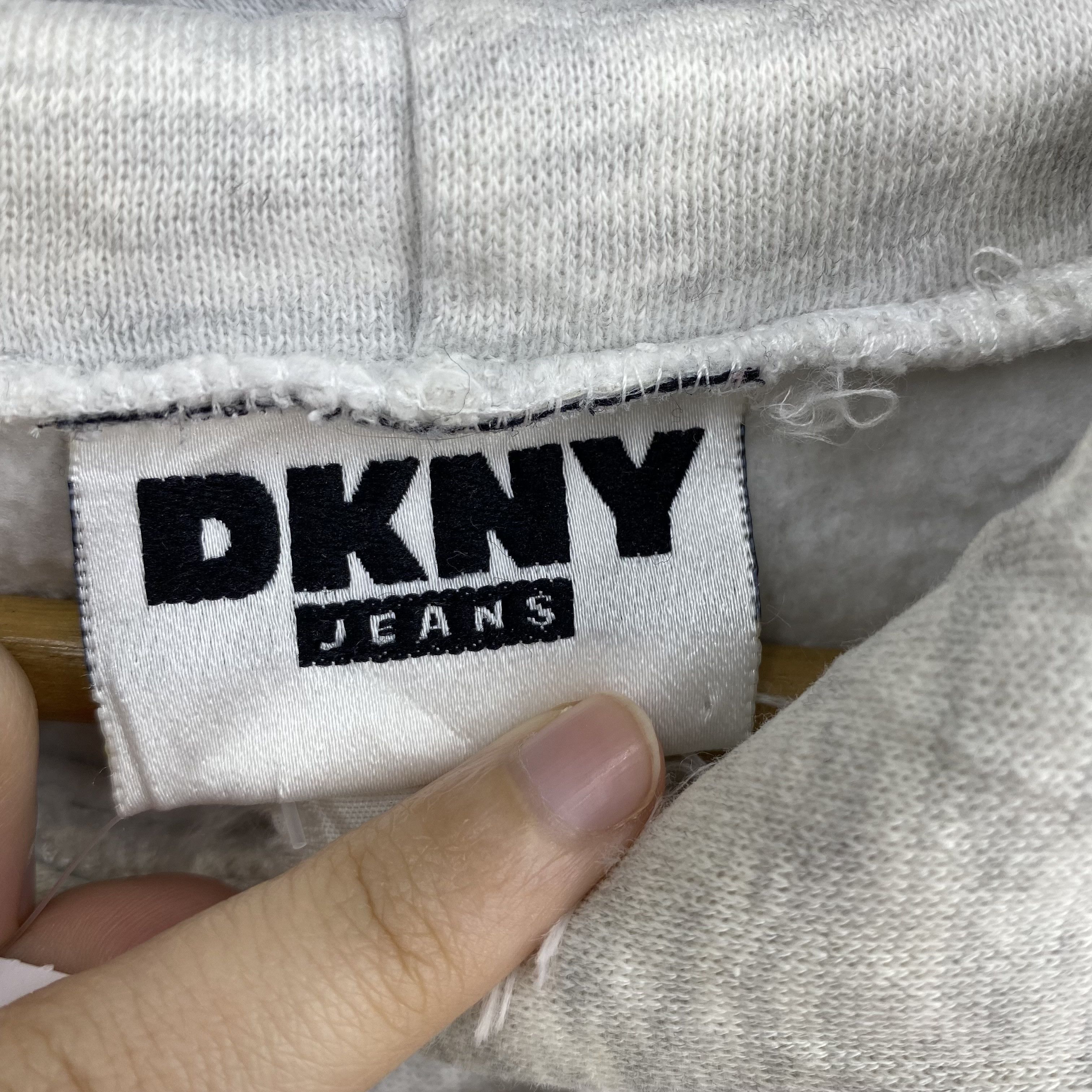 DKNY Vintage Y2K DKNY Jeans USA Hoodie Spellout Sweatshirt Size US XL / EU 56 / 4 - 9 Thumbnail