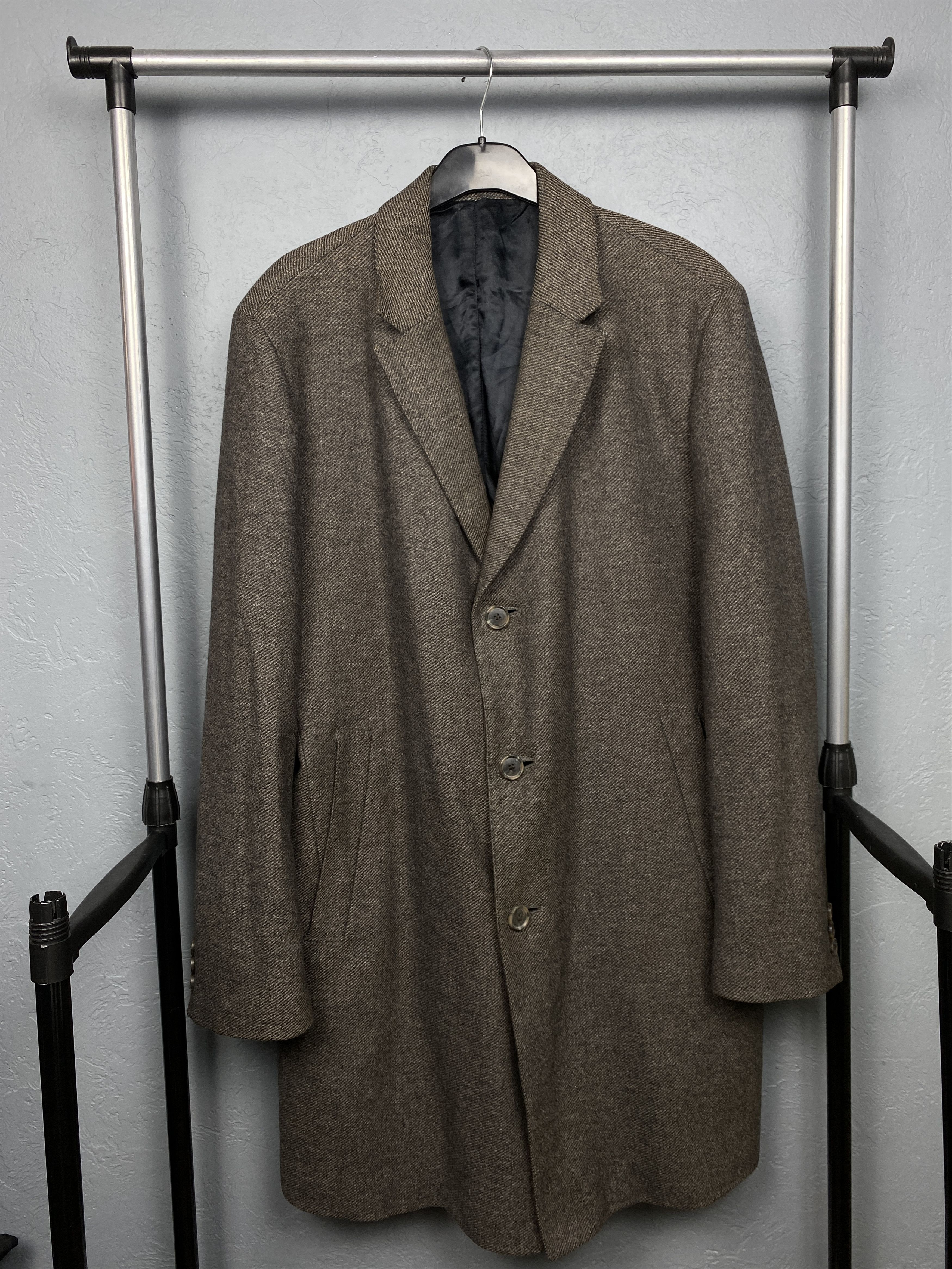 Hugo Boss Hugo Boss Vintage Mens Cashmere-Wool Coat Jacket Size US XL / EU 56 / 4 - 1 Thumbnail