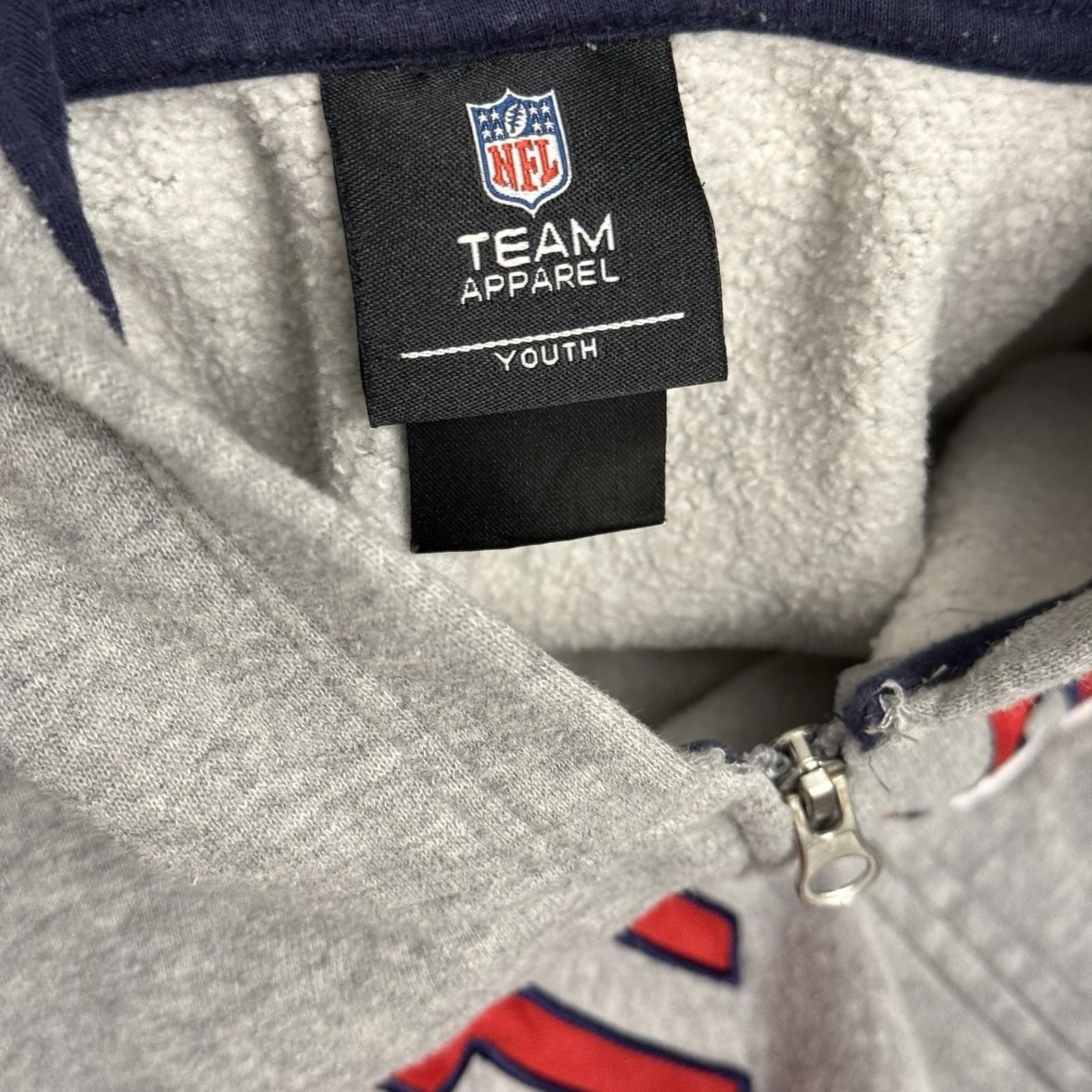 NFL Patriots Cotton Zip Up Hoodie Size US S / EU 44-46 / 1 - 4 Thumbnail