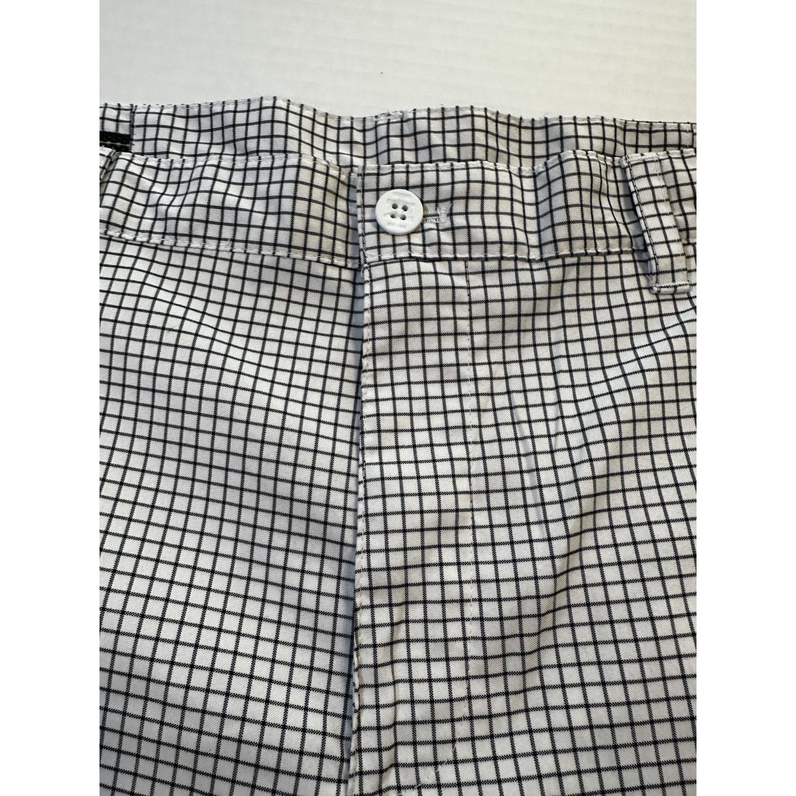 Izod Izod Golf Chino Shorts White/Black Check W36 Preppy Gorpcore Size US 36 / EU 52 - 5 Thumbnail