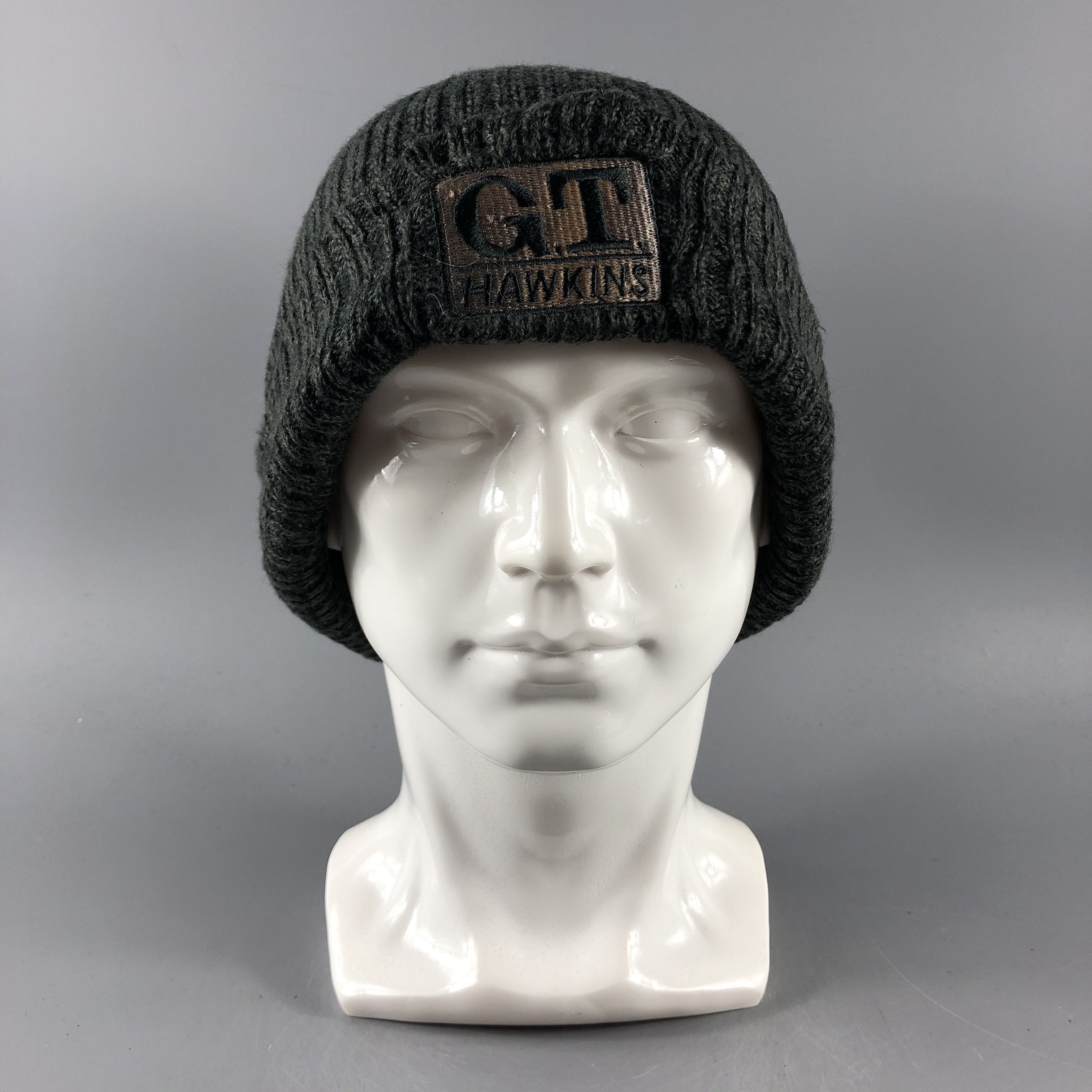 image of Vintage Gt Hawkins Hats Cuff Beanie Knit Snow Hat Snow Cap B941, Men's