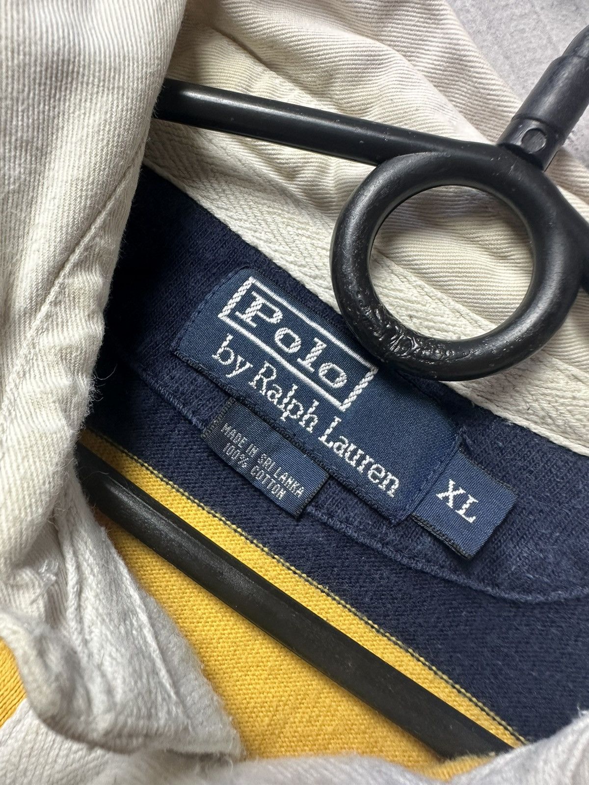 Vintage Vintage polo Ralph Lauren rugby jersey striped bee Size XL Size US XL / EU 56 / 4 - 6 Thumbnail