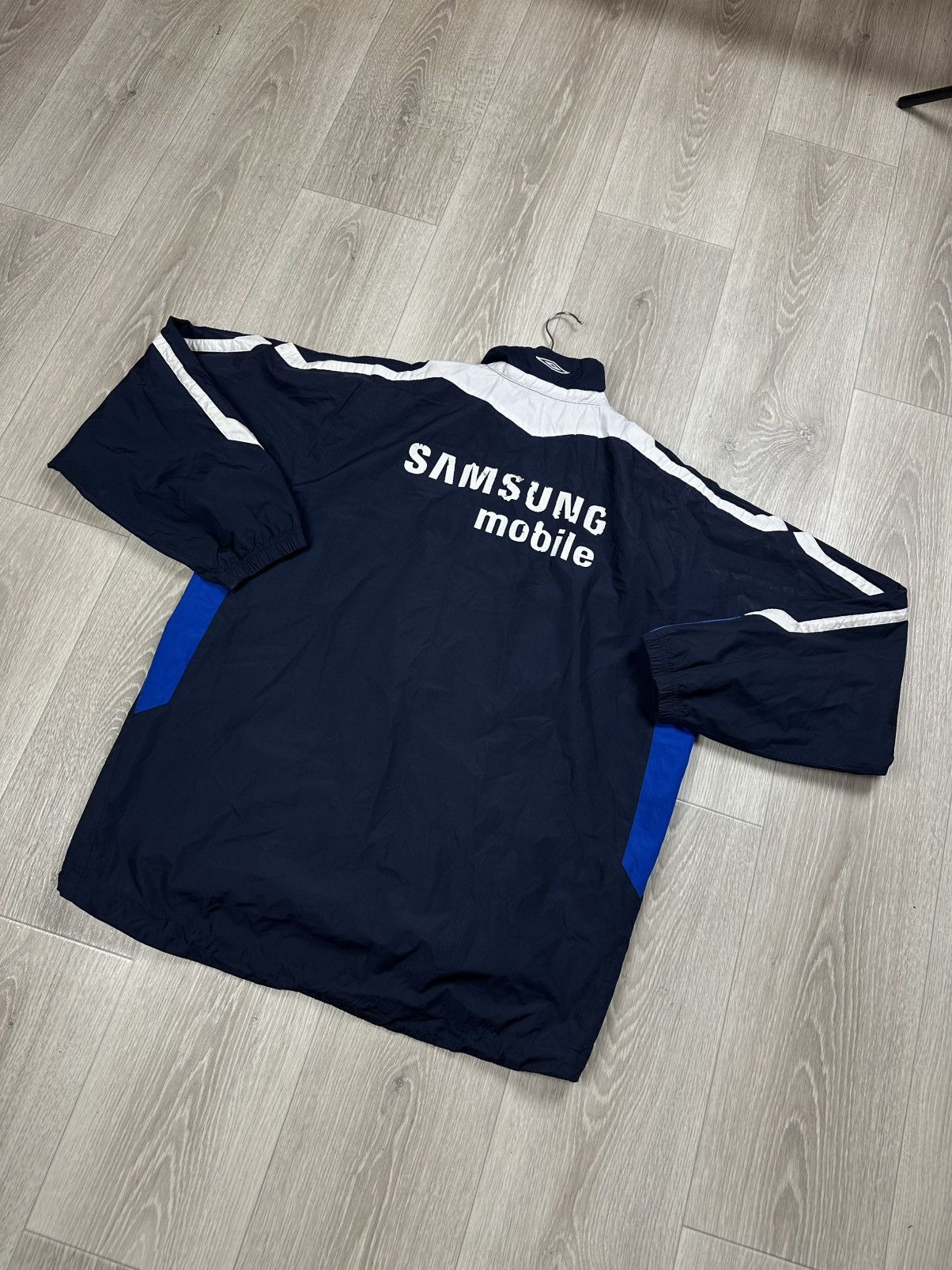 Chelsea Soccer × Umbro Vintage Training Jacket Umbro Chelsea Samsung Size US L / EU 52-54 / 3 - 9 Thumbnail