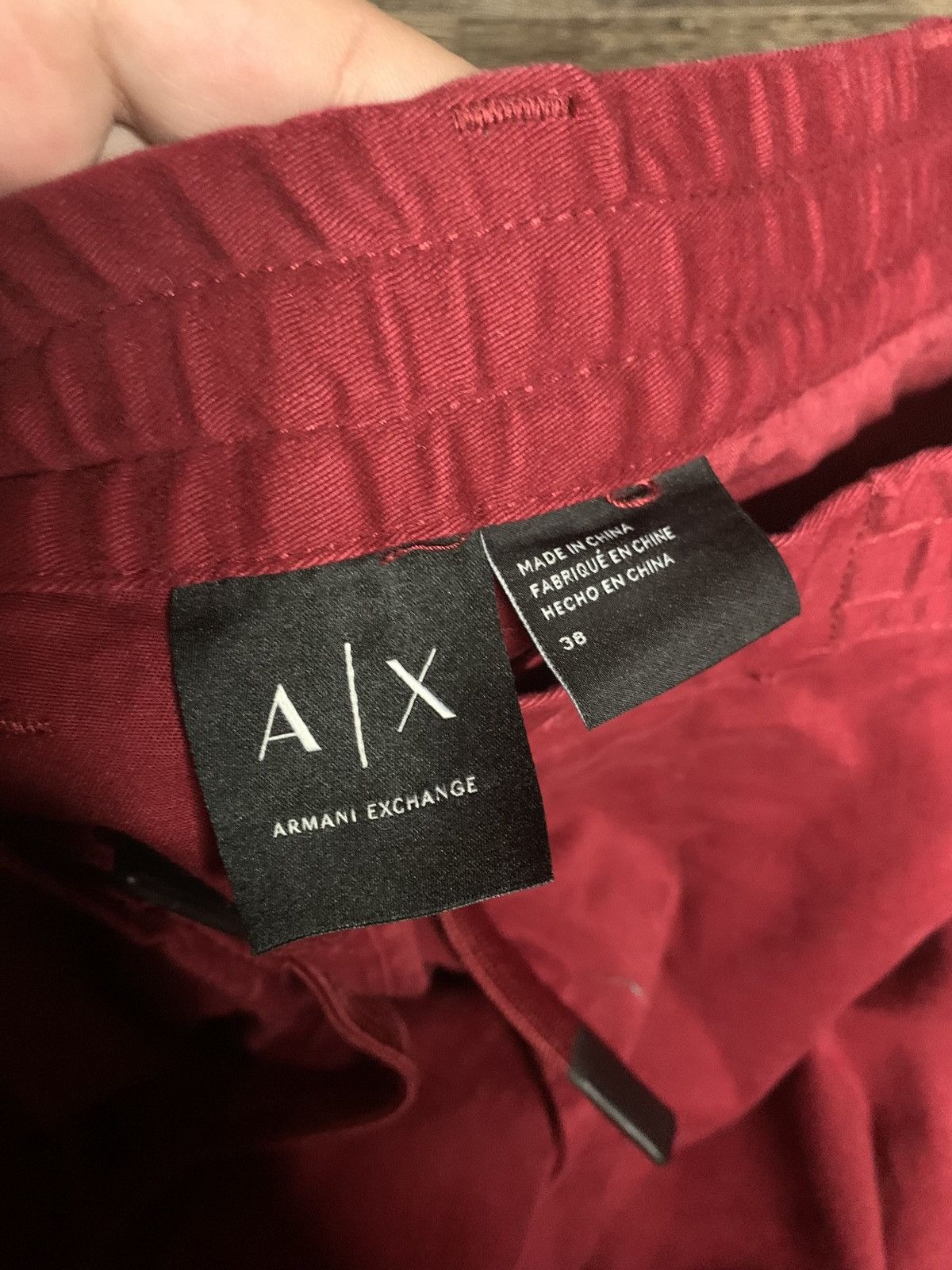 Armani Exchange Armani Exchange Pants in Red Size US 34 / EU 50 - 2 Thumbnail