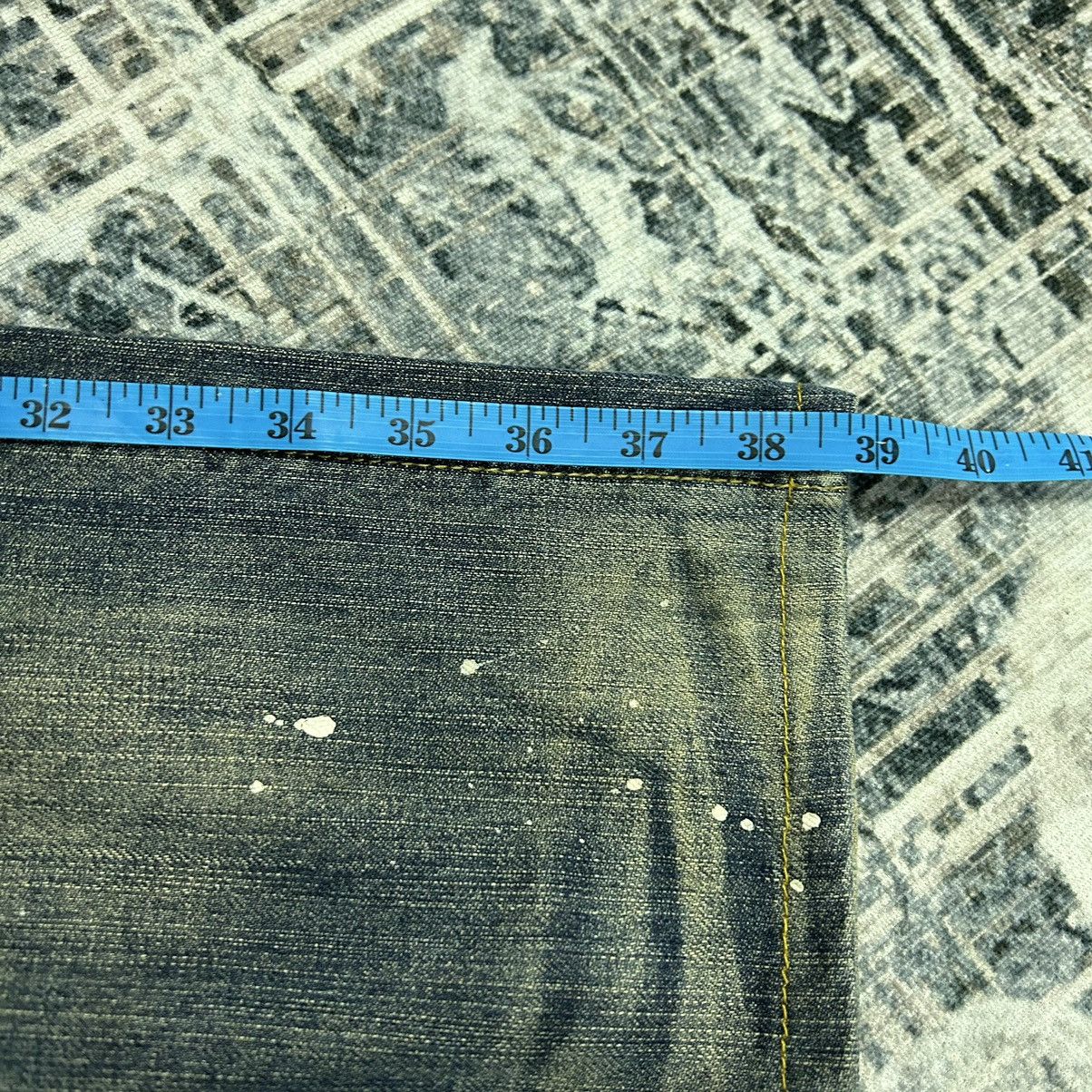 If Six Was Nine Y2k Painted Semantic Style Jeans Size US 32 / EU 48 - 19 Thumbnail