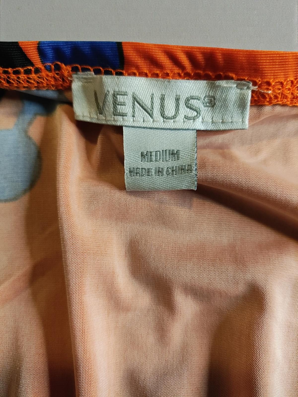 Venus Venus Medium Size Orange Maxi Dress with Colorful Pattern Size M / US 6-8 / IT 42-44 - 8 Thumbnail