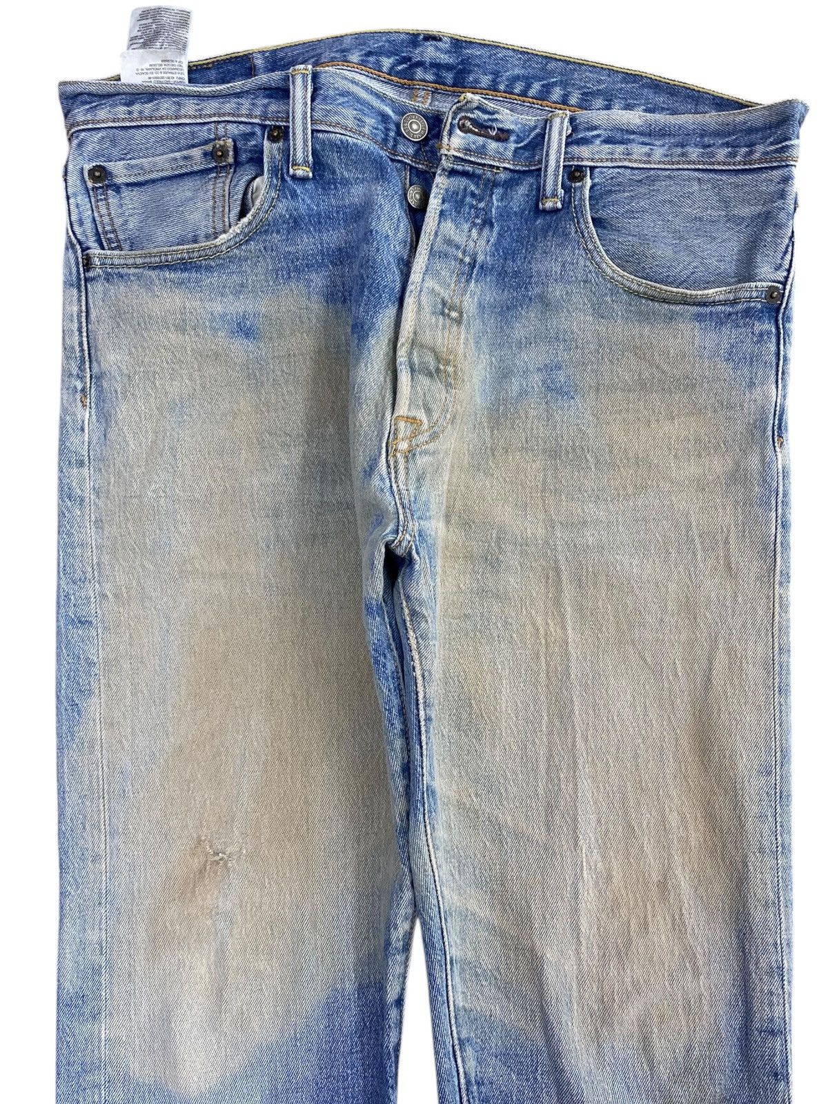 Levi's Vintage Levi’s Faded Blue Wash Style Straight Cut Jeans Size US 33 - 2 Thumbnail