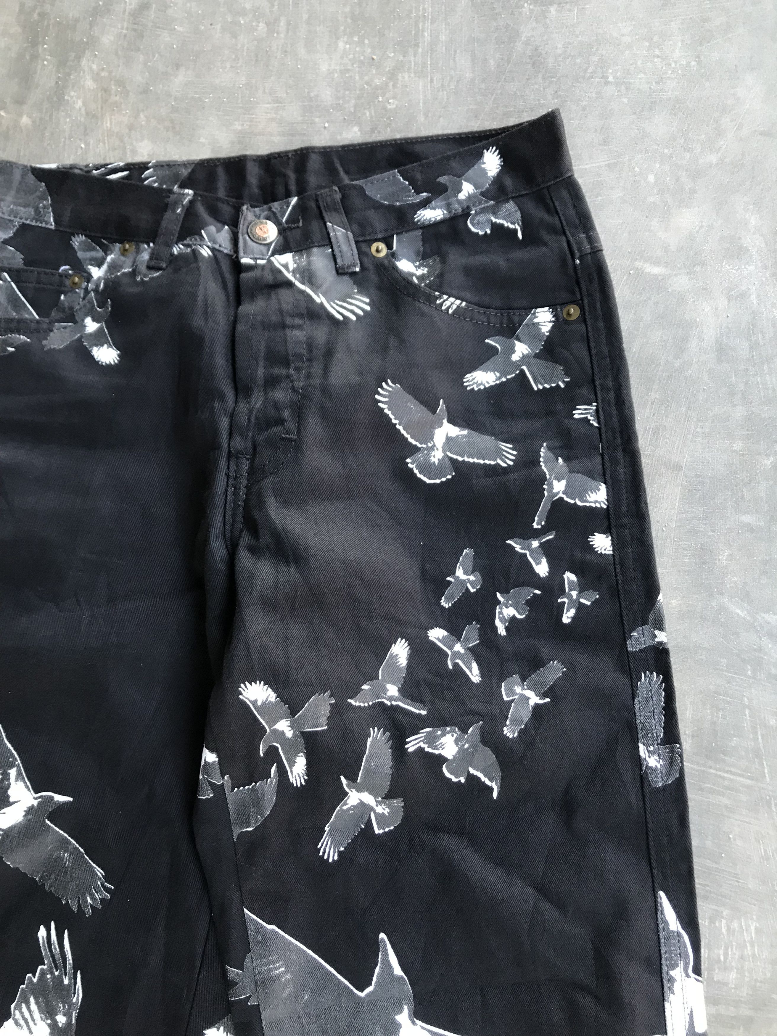 Dexter Wong 90s Dexter Wong All-Over Flying Birds Print Size US 28 / EU 44 - 7 Thumbnail
