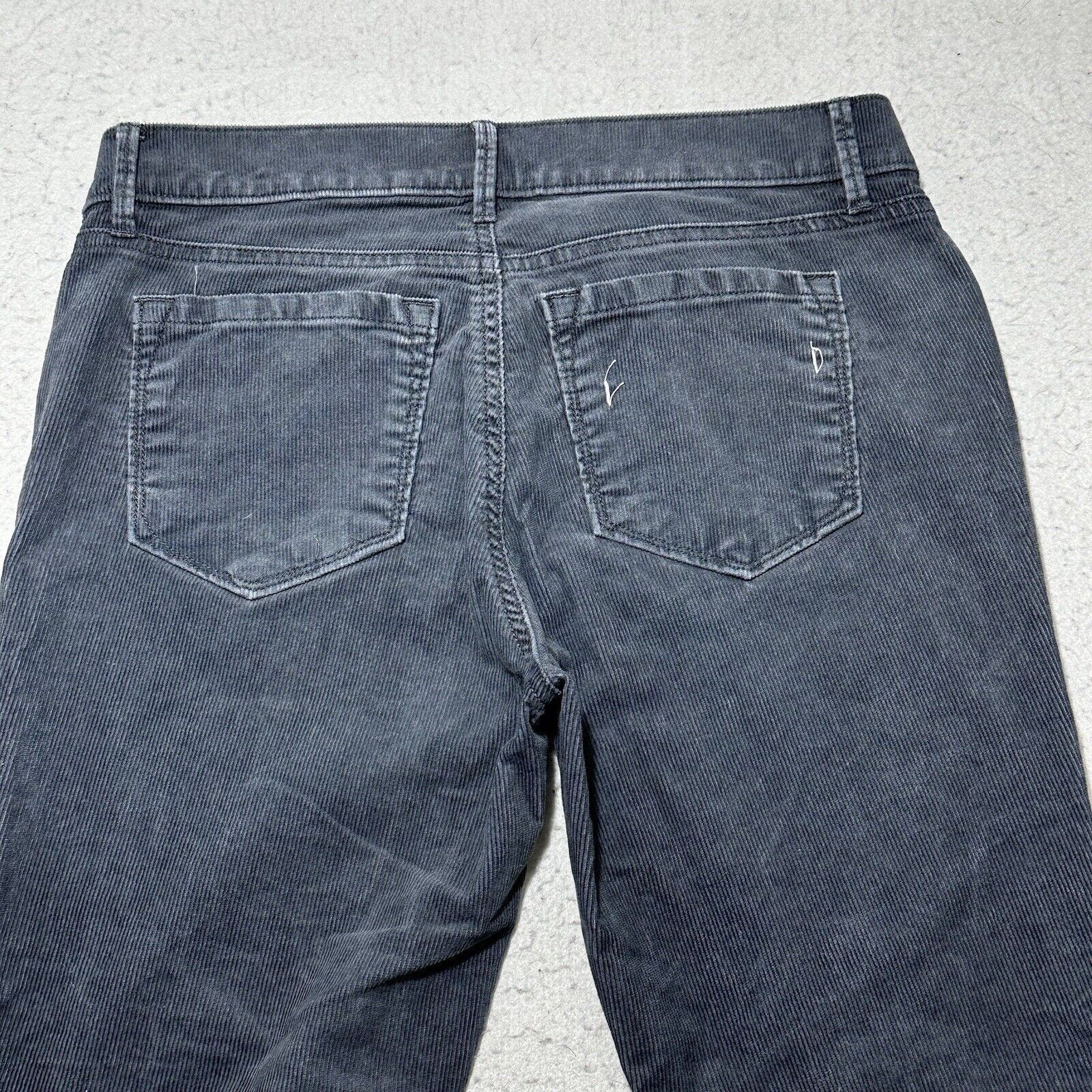 Loft Ann Taylor Loft 4P Modern Skinny Ankle Corduroy Gray Jeans Size 27" / US 4 / IT 40 - 8 Thumbnail