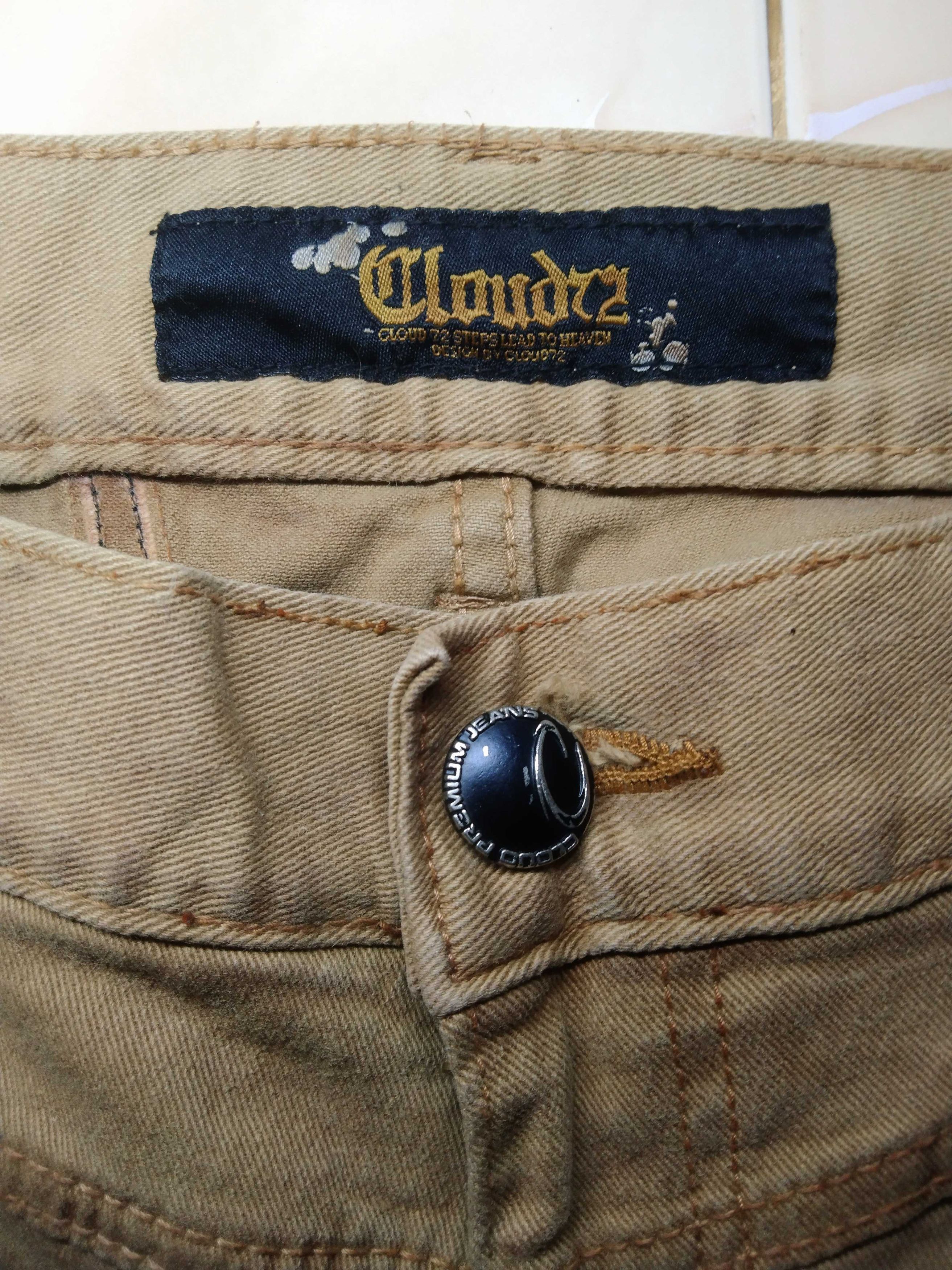Japanese Brand Cloud 72 Denim Pants Beige (oil coated) Size US 34 / EU 50 - 7 Thumbnail