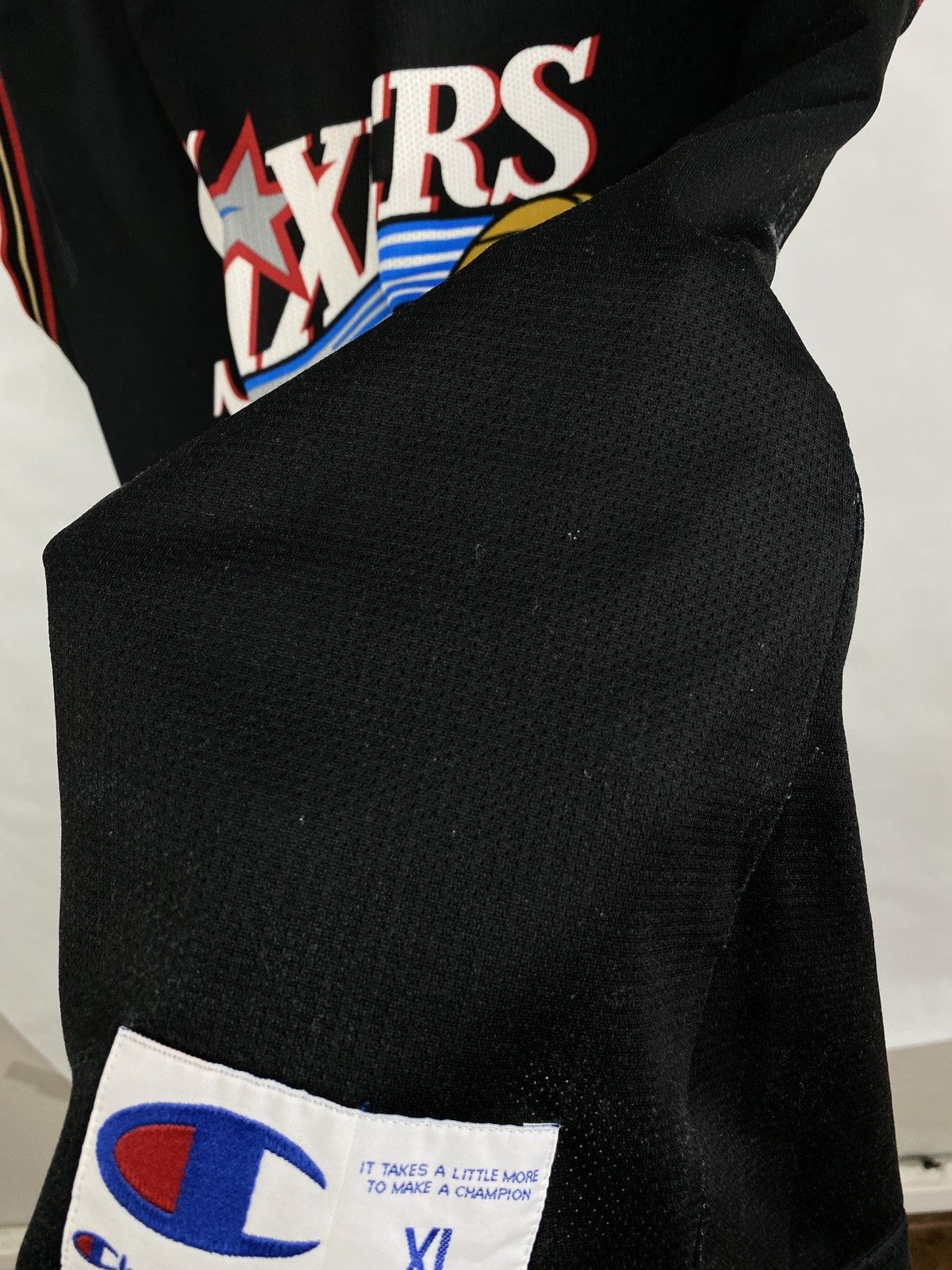 Champion Vintage Champion Philadelphia Sixers Allen Iverson #3 Jersey Size US XL / EU 56 / 4 - 12 Thumbnail
