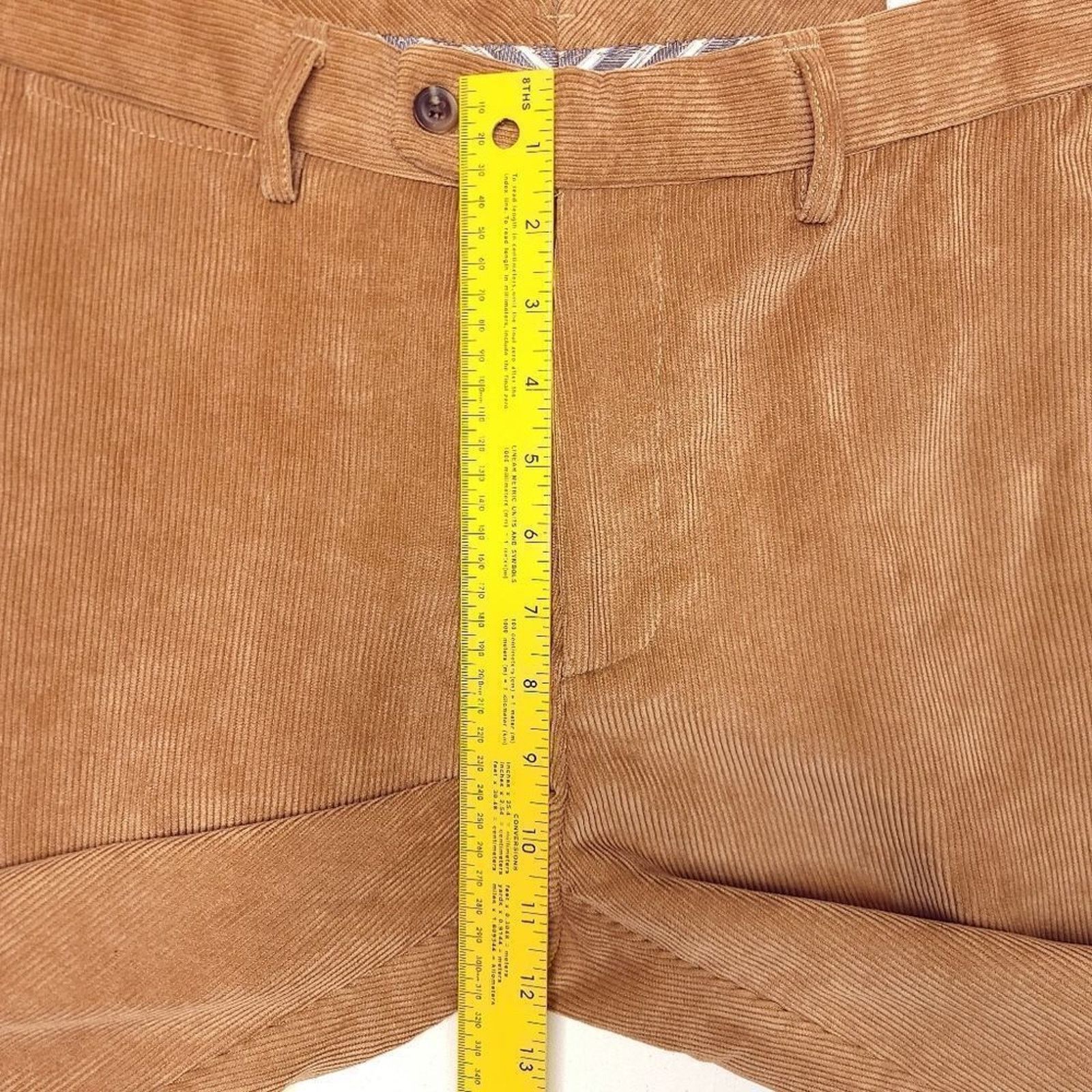 Peter Millar Peter Millar Nanoluxe Corduroy Golf Pants Mens 34x30 Brown Size US 34 / EU 50 - 5 Thumbnail