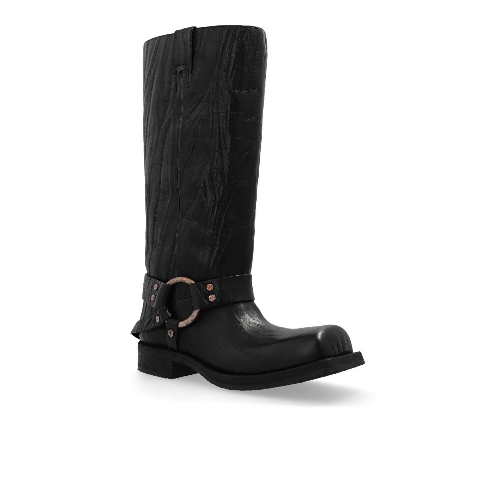 Acne Studios ACNE STUDIOS 'Biker' Black Leather Boots New And Authentic ( Size US 11 / IT 41 - 2 Thumbnail