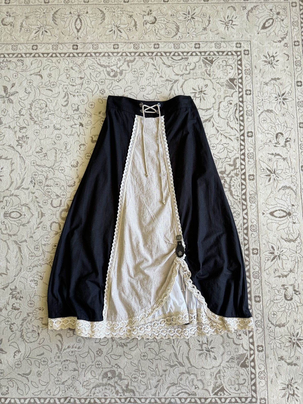 Hysteric Glamour Vintage Stockerpoint Fairy Core Maxi Skirt Gothic Vibe Y2K Size 30" / US 8 / IT 44 - 1 Thumbnail