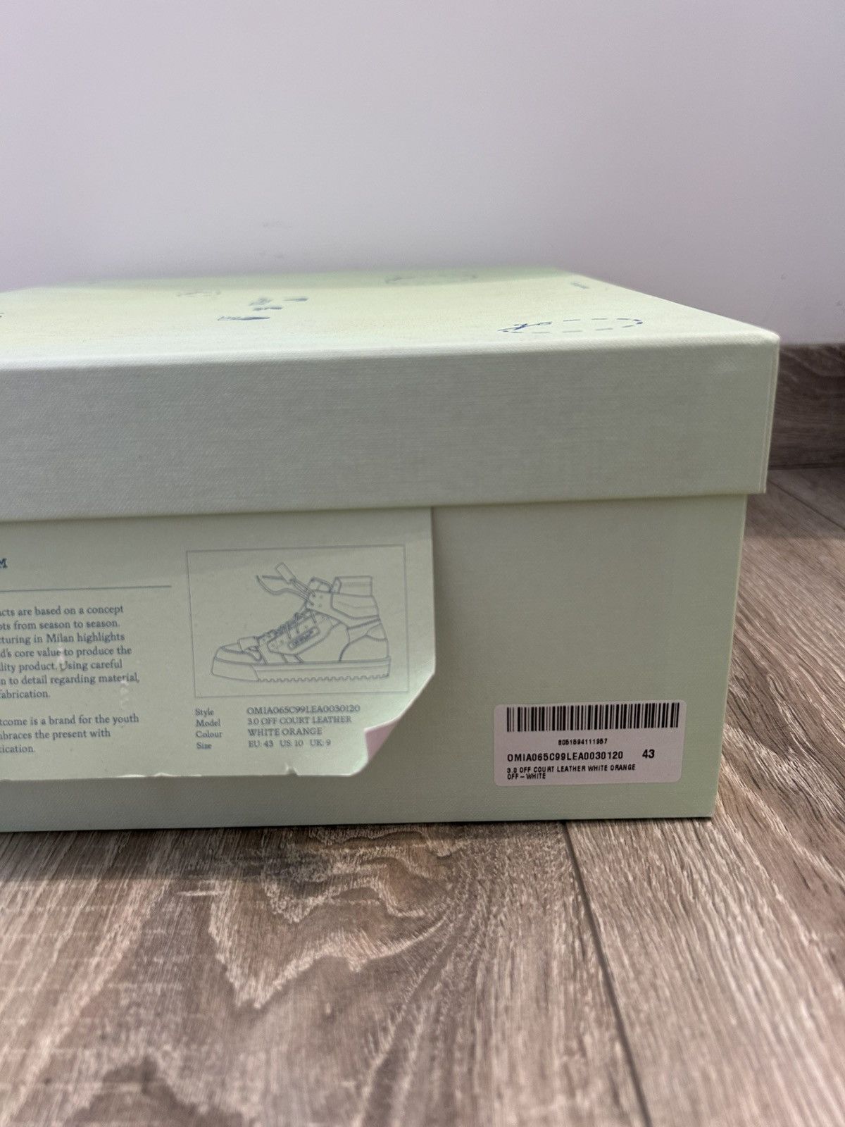 Off-White Off-White Court 3.0 Sneakers Size US 10.5 / EU 43-44 - 15 Thumbnail