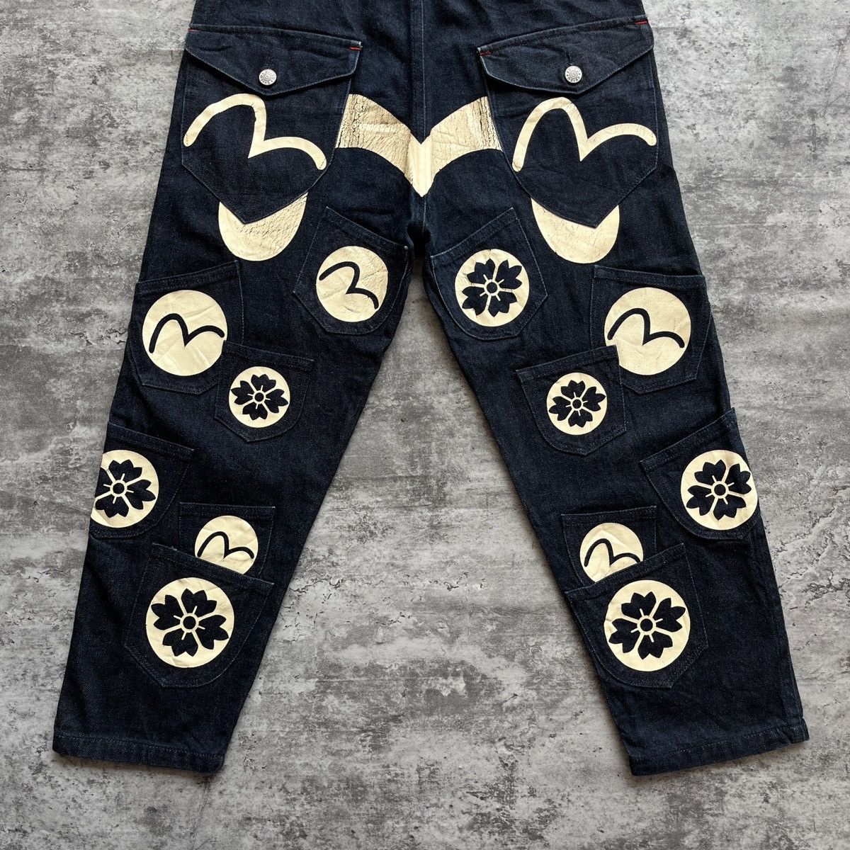Evisu Evisu Multipocket Cropped Selvedge Jeans Size US 30 / EU 46 - 4 Thumbnail
