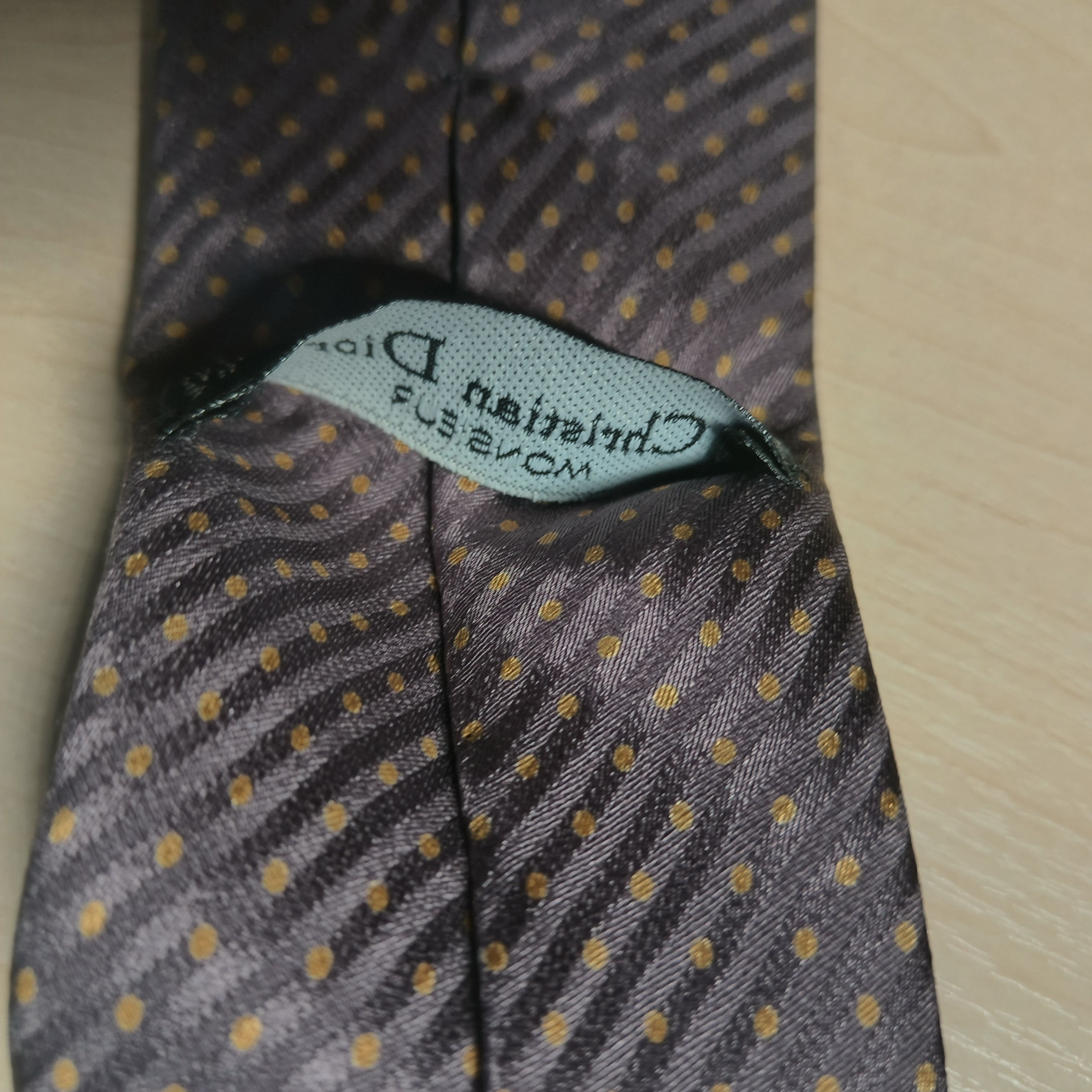 Christian Dior Monsieur Christian Dior Monsieur Vintage Striped Silk Tie Size ONE SIZE - 4 Thumbnail