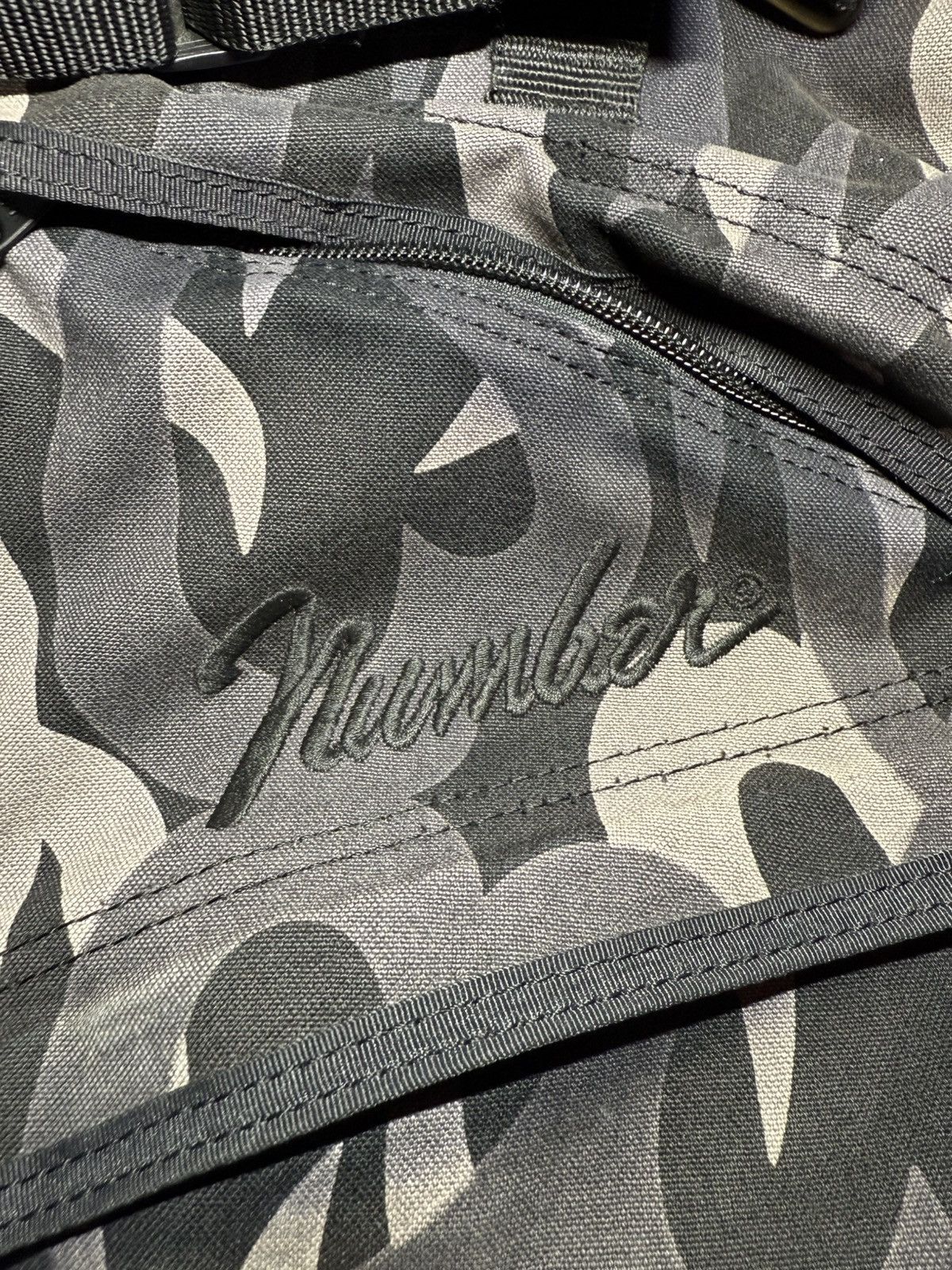 Japanese Brand [SOLD] Number (N)ine Heart Tribal Camo Backpack bag Size ONE SIZE - 3 Thumbnail