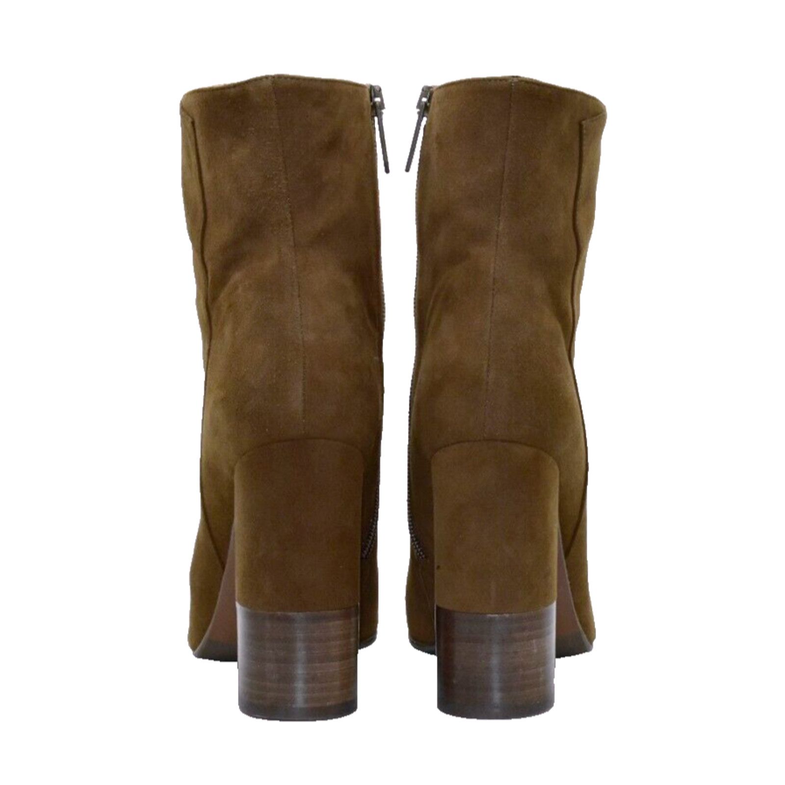 Aquatalia AQUATALIA Erika Suede Caramel Weatherproof Ankle Boots Sz 10 Size US 10 / IT 40 - 7 Thumbnail