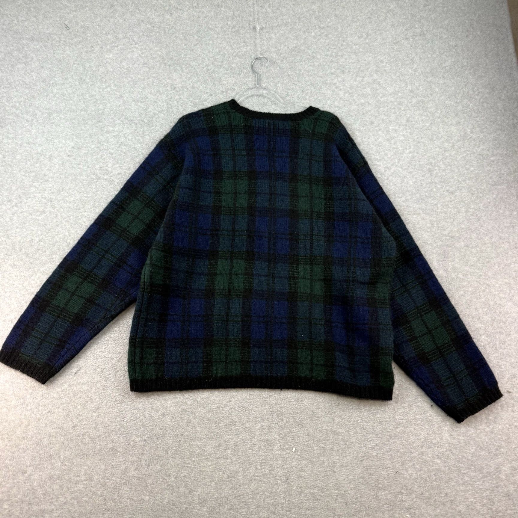 J.Crew VINTAGE J.CREW Sweater XL Men Wool Oarsman Plaid Crew Neck Pullover Christmas Preppy Classic Holiday Men xl Regular Blue Black Green Size US XL / EU 56 / 4 - 7 Thumbnail