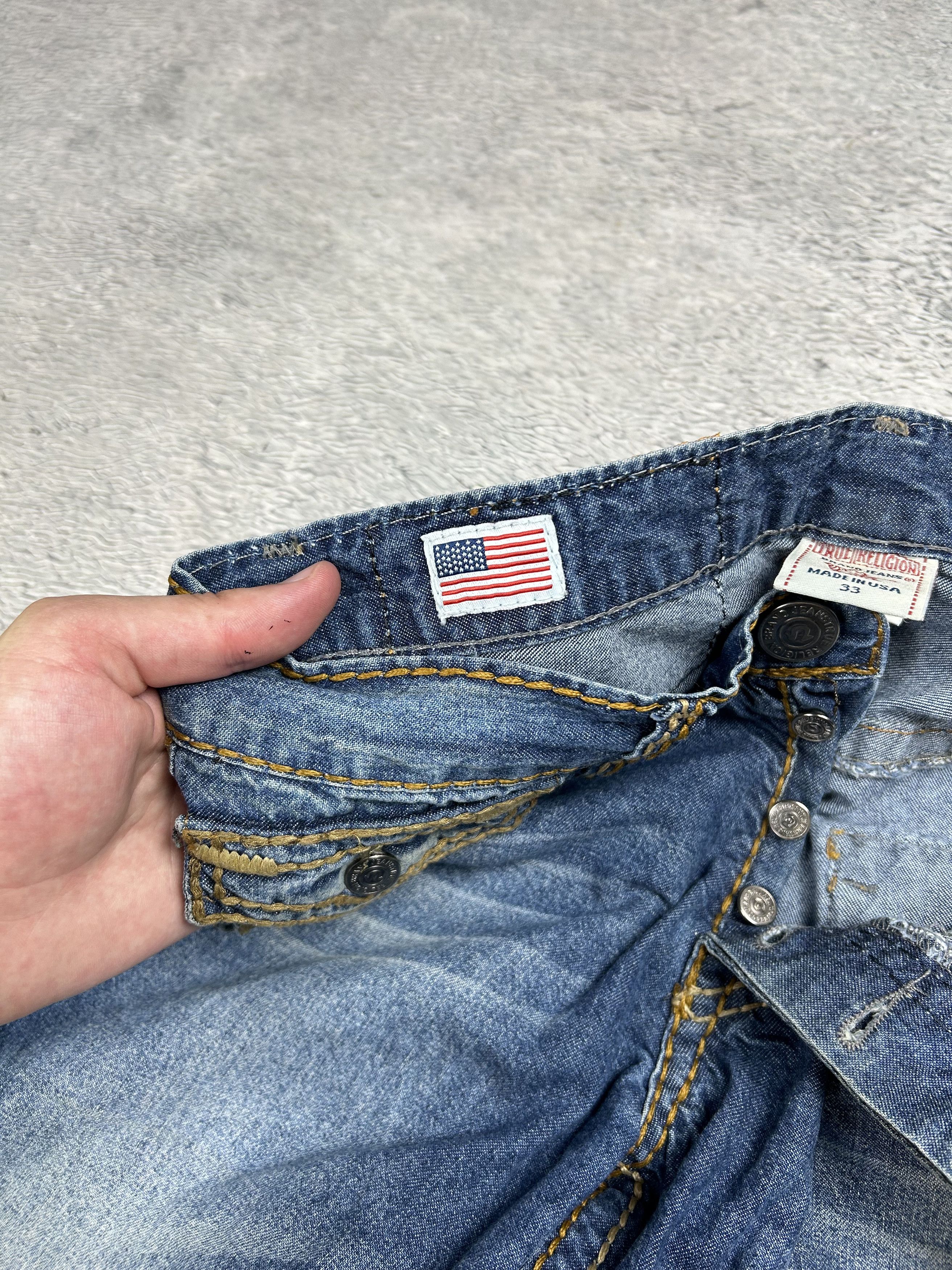 JNCO × True Religion × Vintage True Religion jeans Baggy Drill Streetwear Rare Oldmoney Size US 33 - 10 Thumbnail