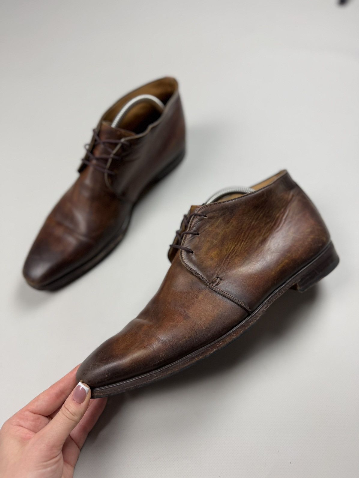 Magnanni Magnanni Men’s Leather Chukka Boots Shoes Size 41 / US 8 Size US 8 / EU 41 - 17 Thumbnail