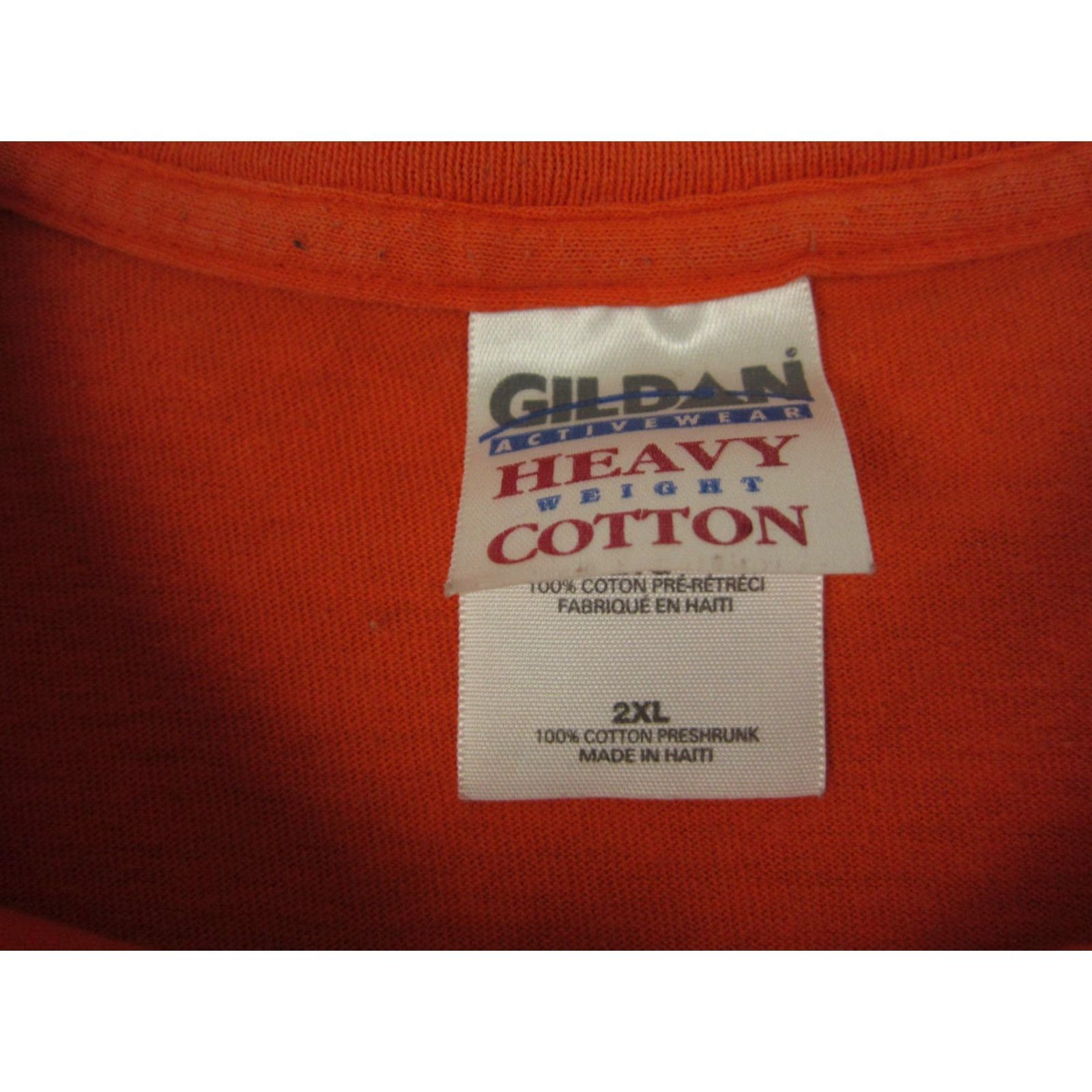 Gildan VINTAGE Cruisin Shirt Mens 2XL Orange Duke General Lee Humor 90s Dukes Navy Stitch Logo T-Shirt Size US XXL / EU 58 / 5 - 4 Thumbnail