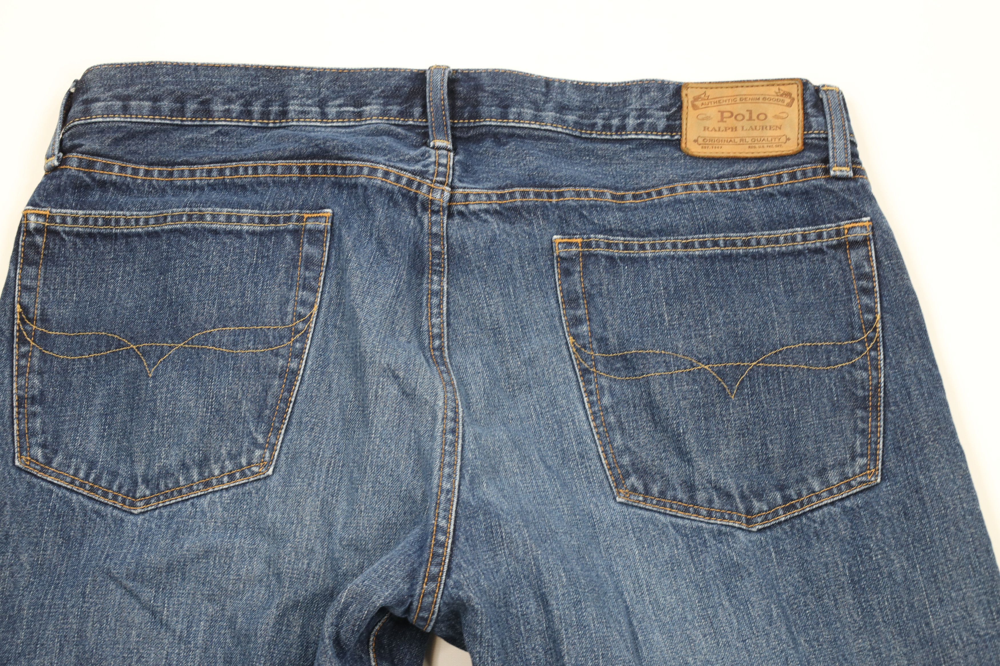 Ralph Lauren × Vintage Vintage Ralph Lauren Relaxed Straight Leg Denim Jeans Size US 36 / EU 52 - 8 Thumbnail
