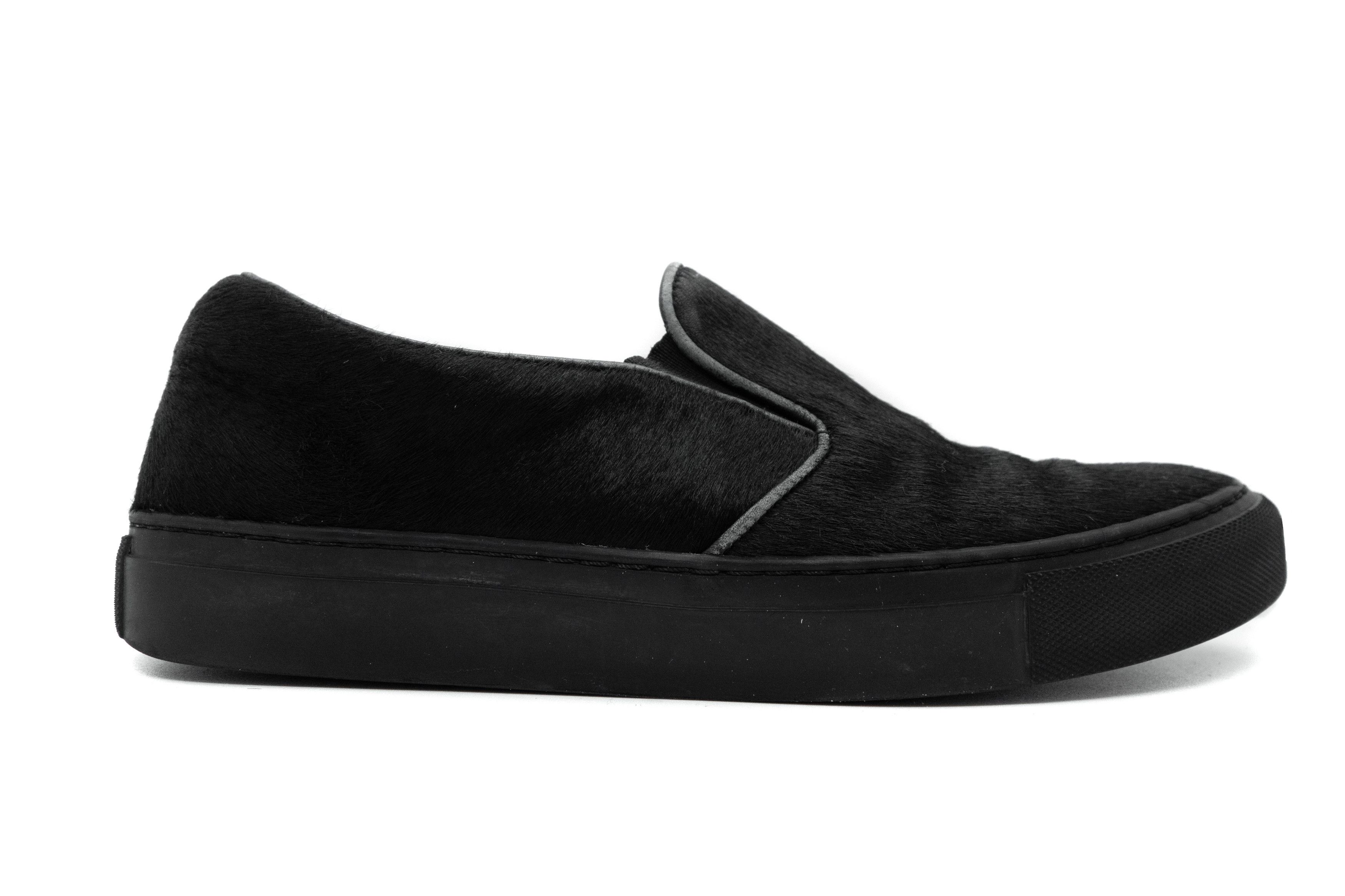 The Last Conspiracy Fuzzy Hair Slip Ons Size US 10 / IT 40 - 2 Thumbnail