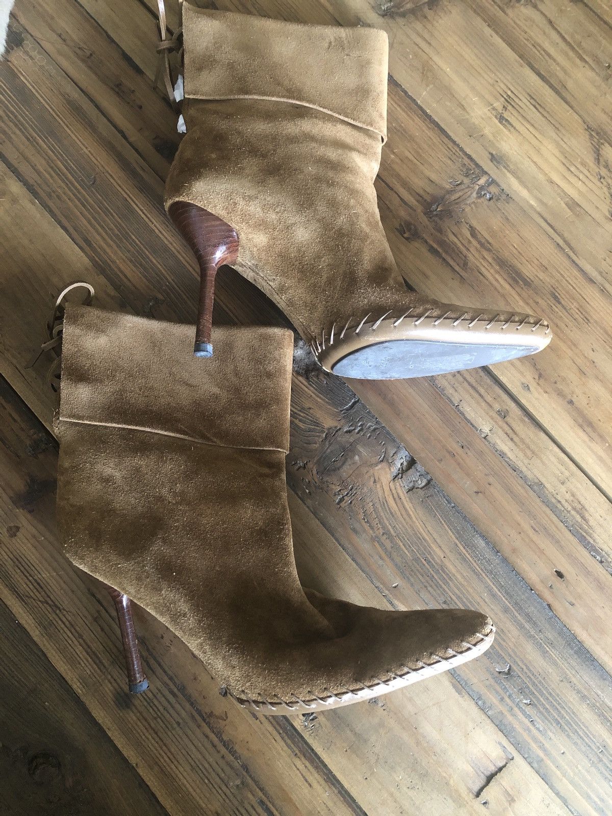 Gucci Gucci Suede Leather Boots 9 Size US 9 / IT 39 - 1 Thumbnail