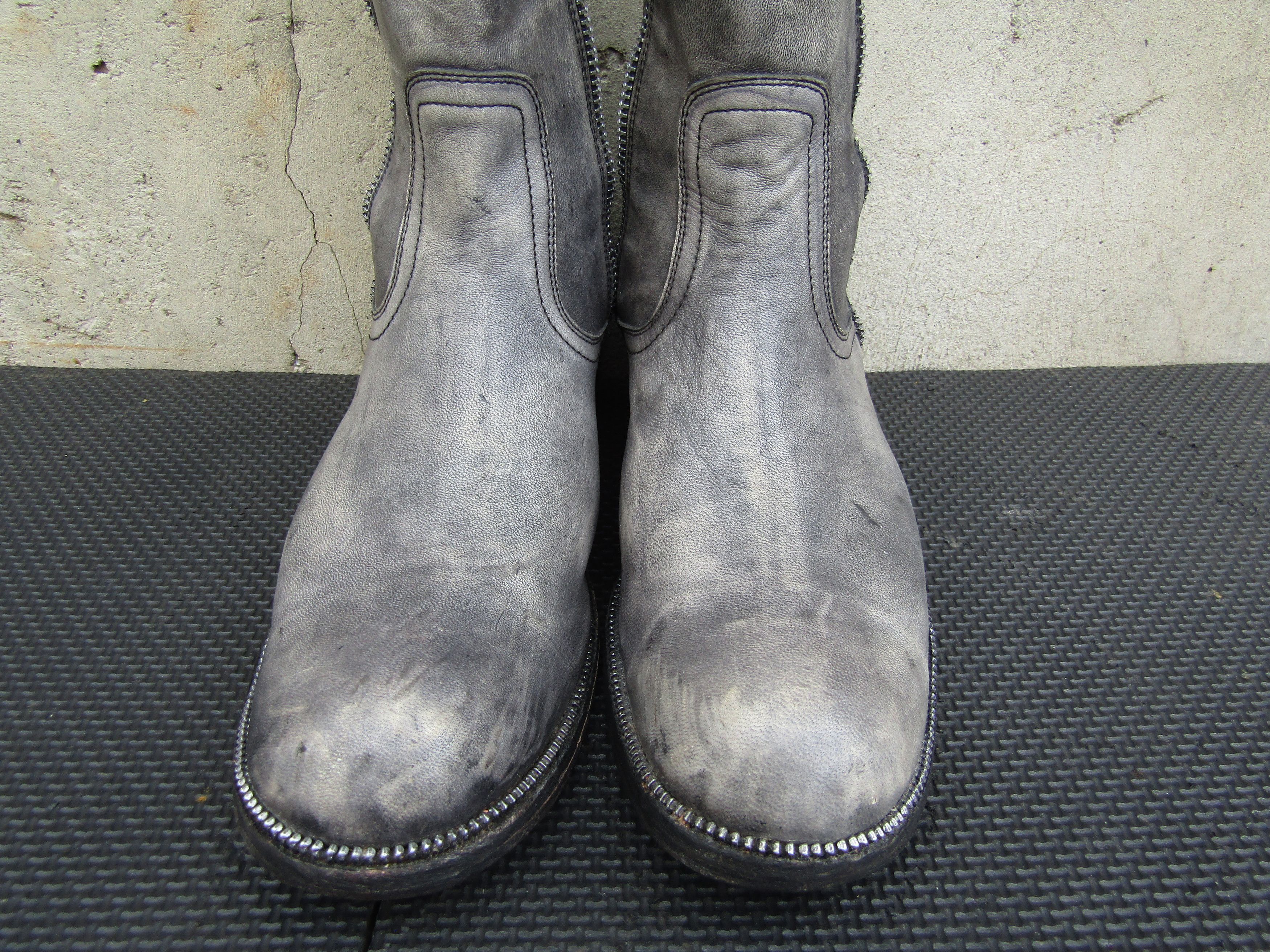 Old Gringo Old Gringo Distressed Gray Leather Low Western Zipper Accent Size US 7 / IT 37 - 5 Thumbnail